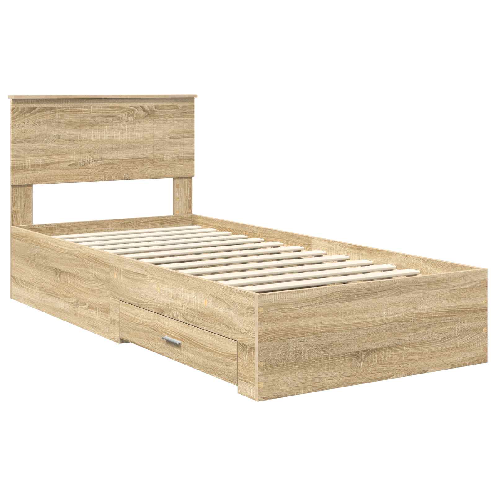 Cadre de lit Chêne Sonoma 90 x 200 cm Bois d'ingénierie - XIOS
