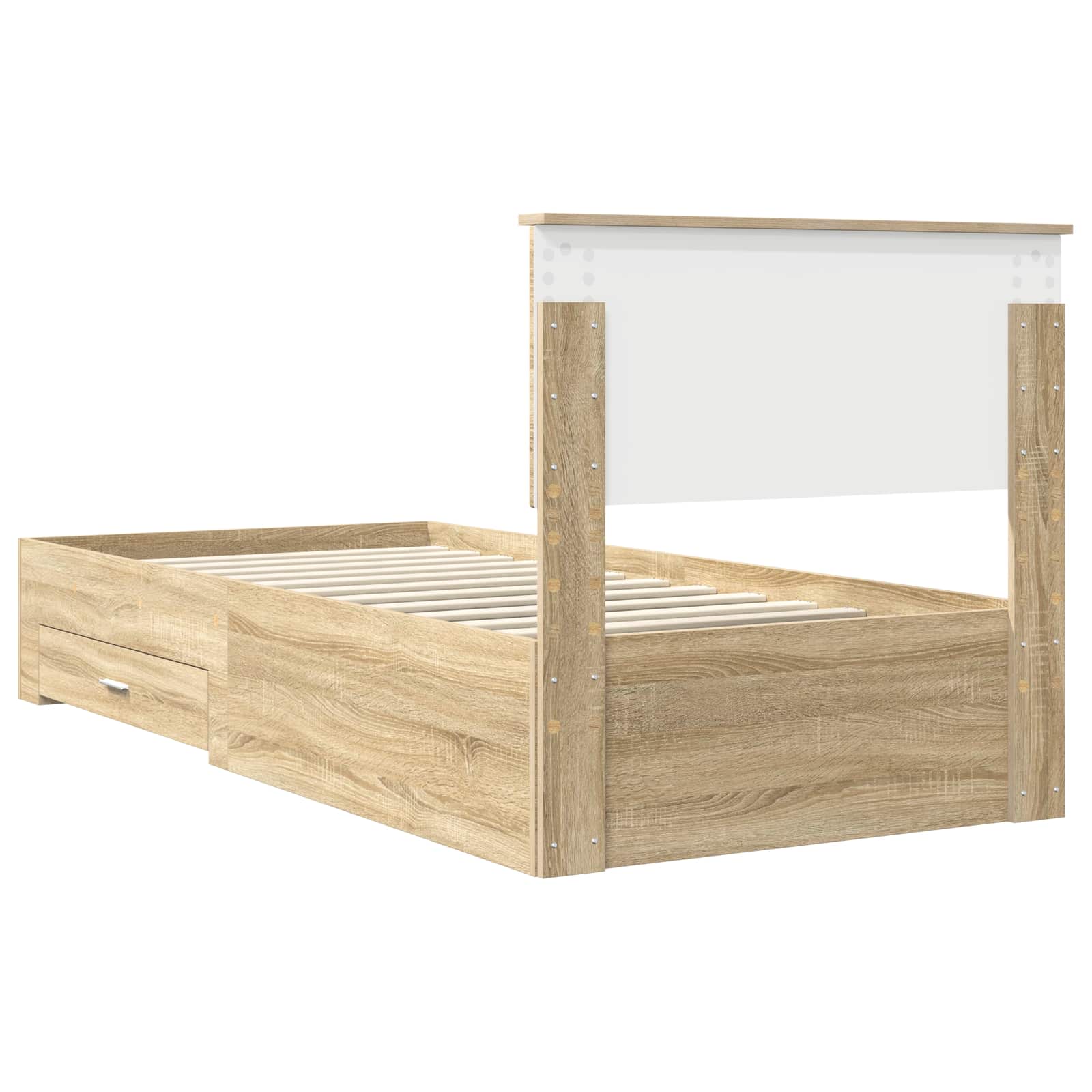 Cadre de lit Chêne Sonoma 90 x 200 cm Bois d'ingénierie - XIOS