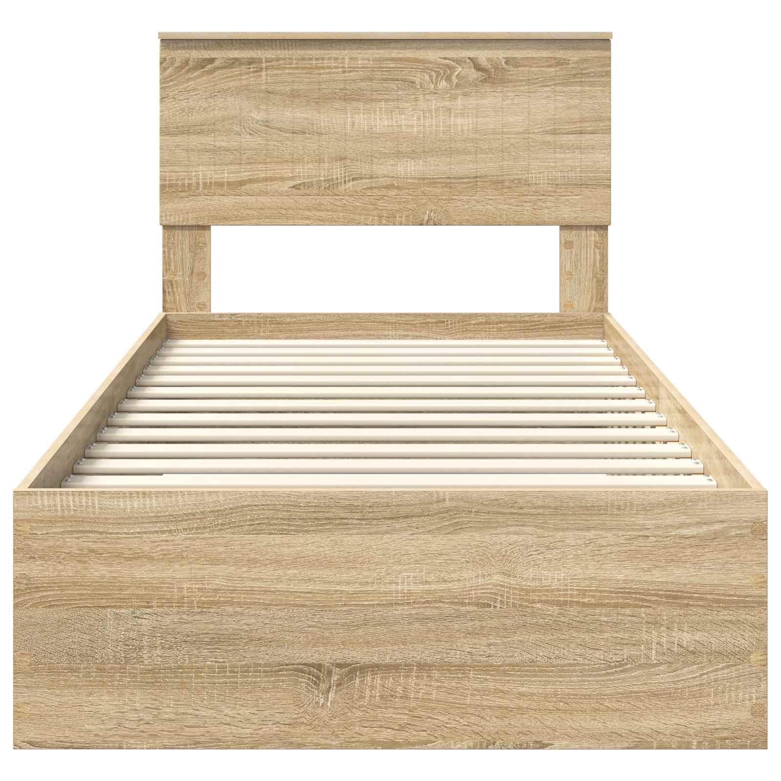 Cadre de lit Chêne Sonoma 90 x 200 cm Bois d'ingénierie - XIOS