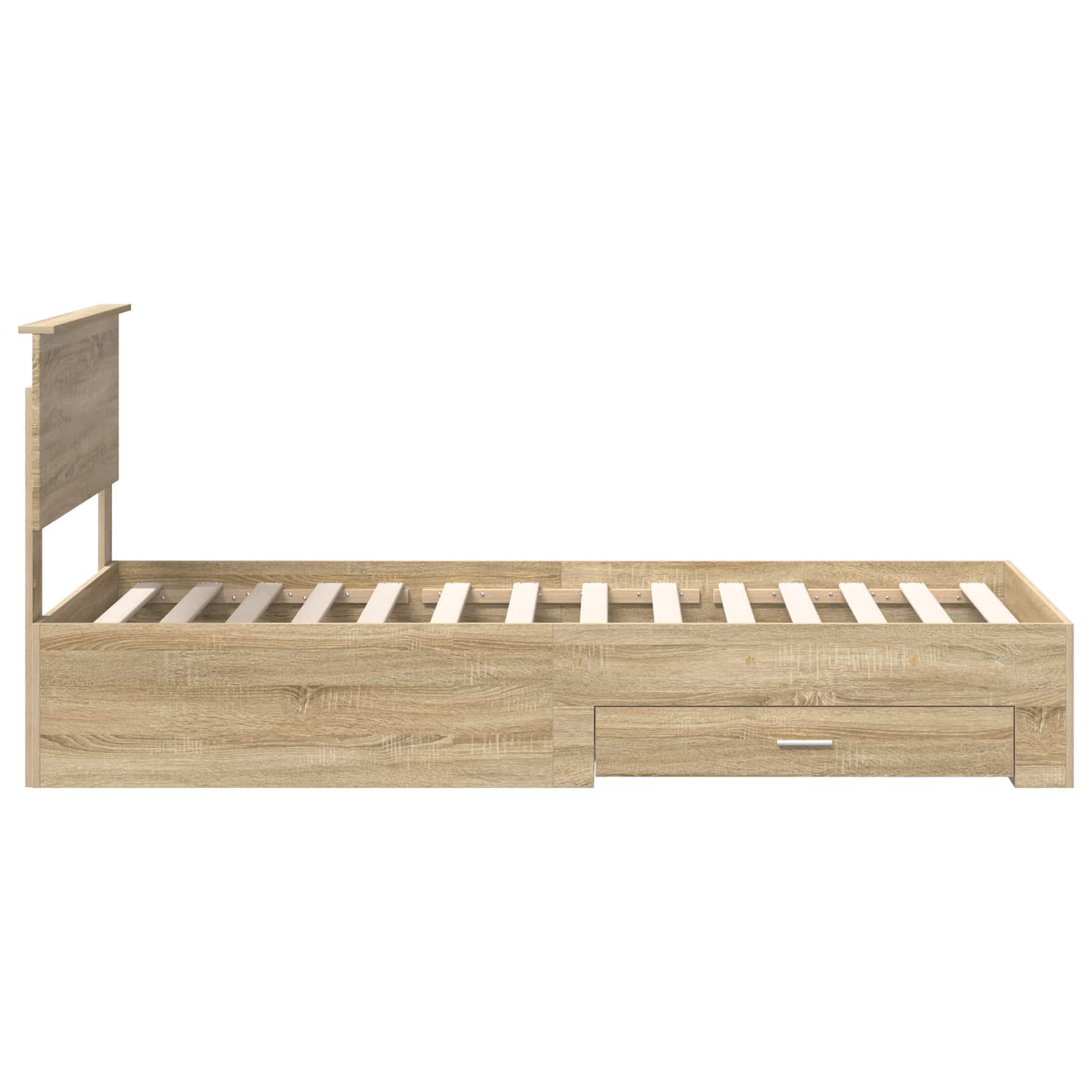 Cadre de lit Chêne Sonoma 90 x 200 cm Bois d'ingénierie - XIOS
