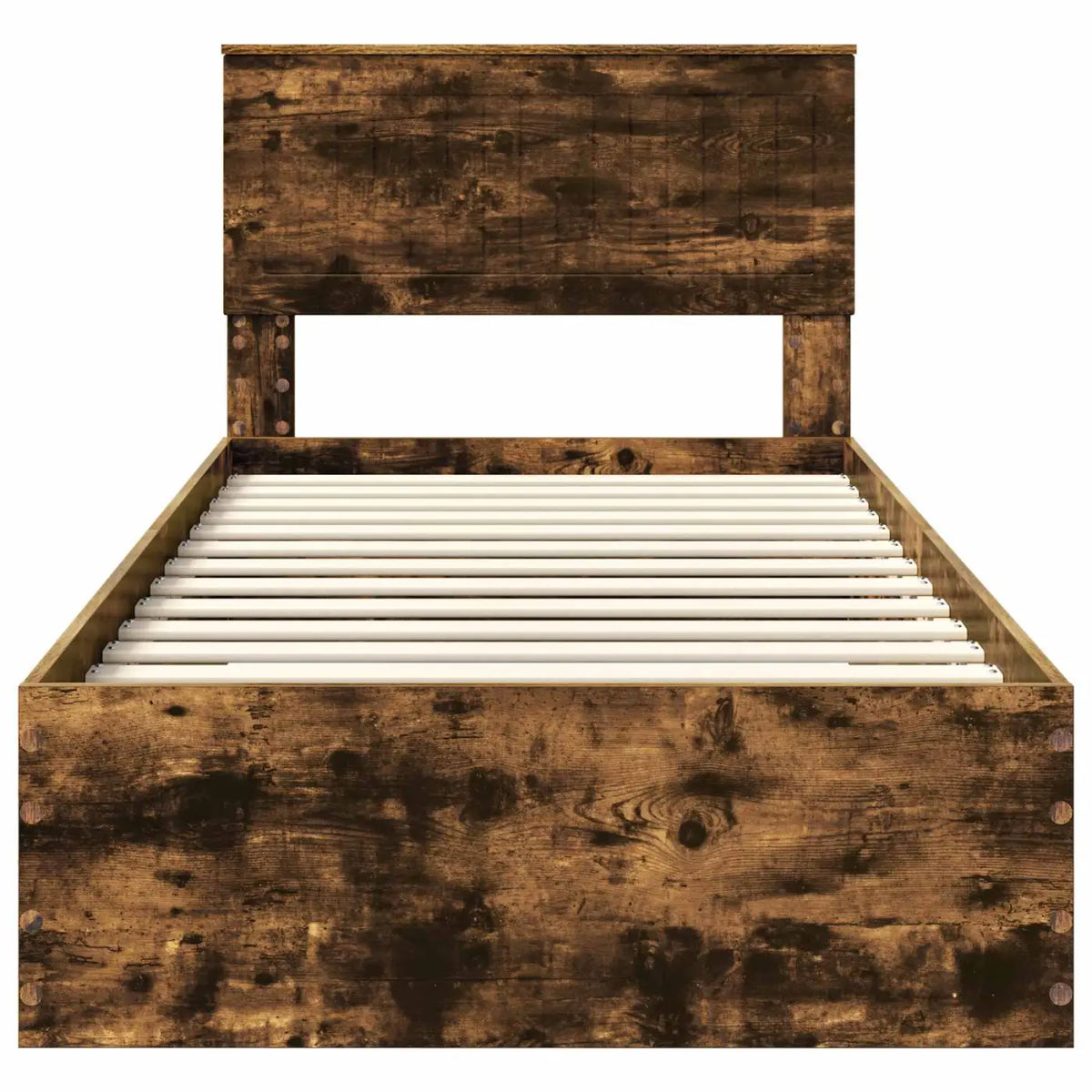 Cadre de lit Chêne fumé 90 x 200 cm Bois d’ingénierie - XIOS