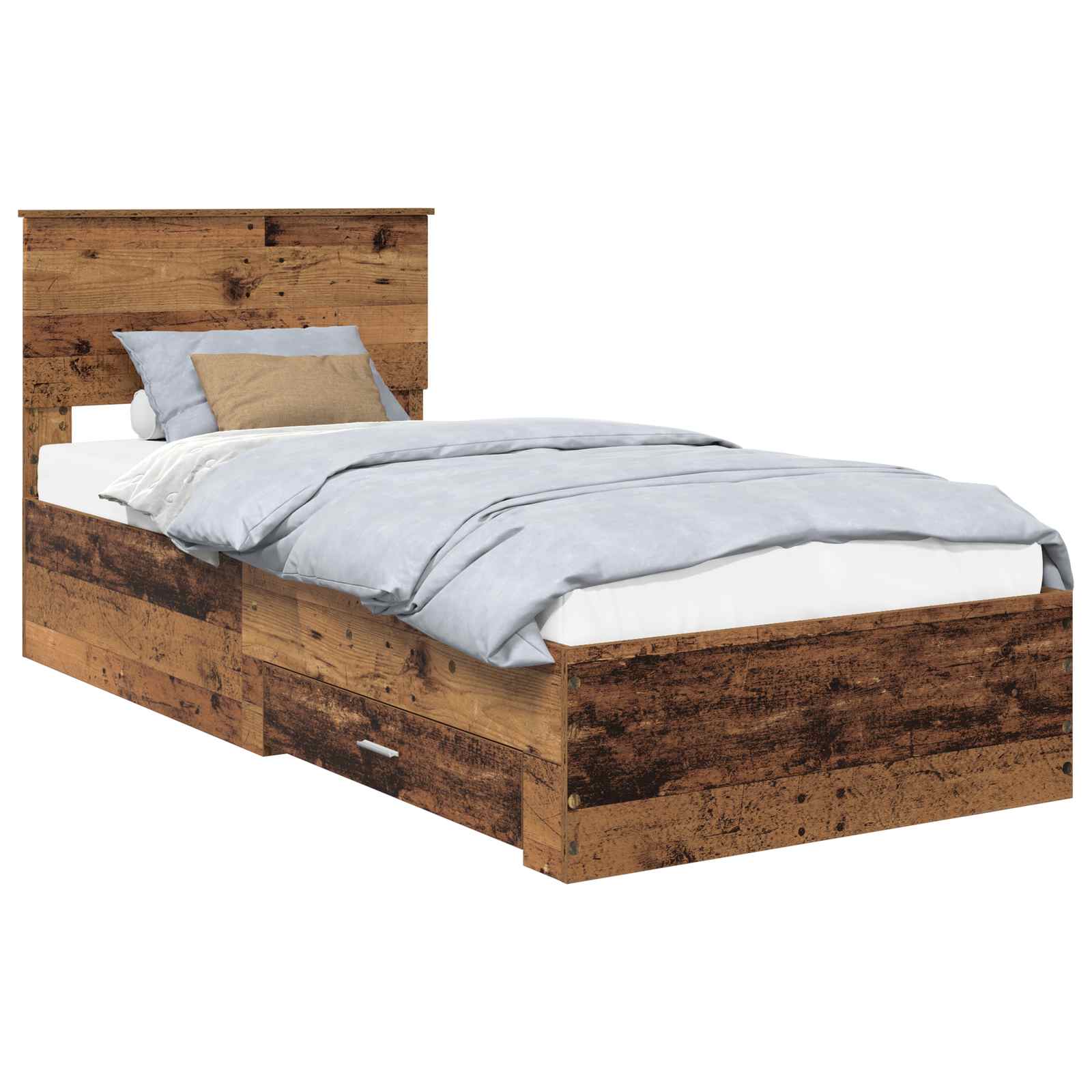 Cadre de lit Bois ancien 90 x 200 cm Bois d'ingénierie - XIOS