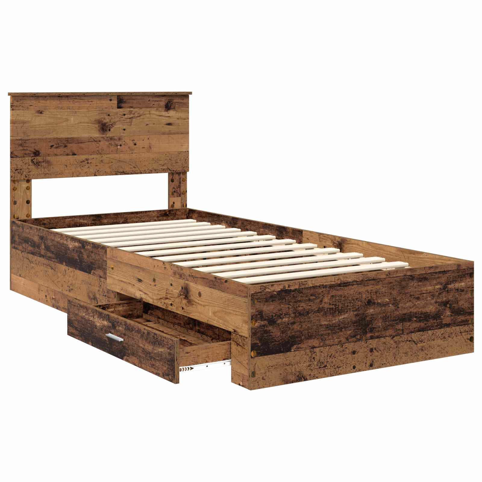 Cadre de lit Bois ancien 90 x 200 cm Bois d'ingénierie - XIOS