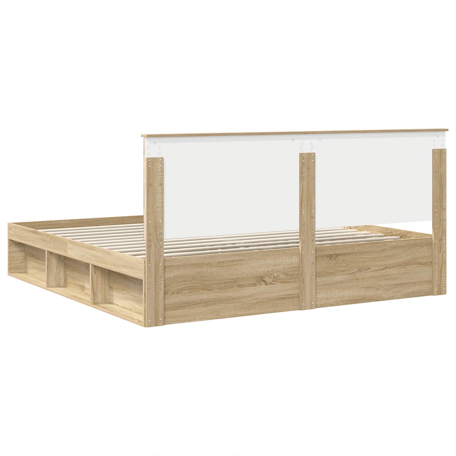Cadre de lit Sonoma 200 x 200 cm Bois de pin massif