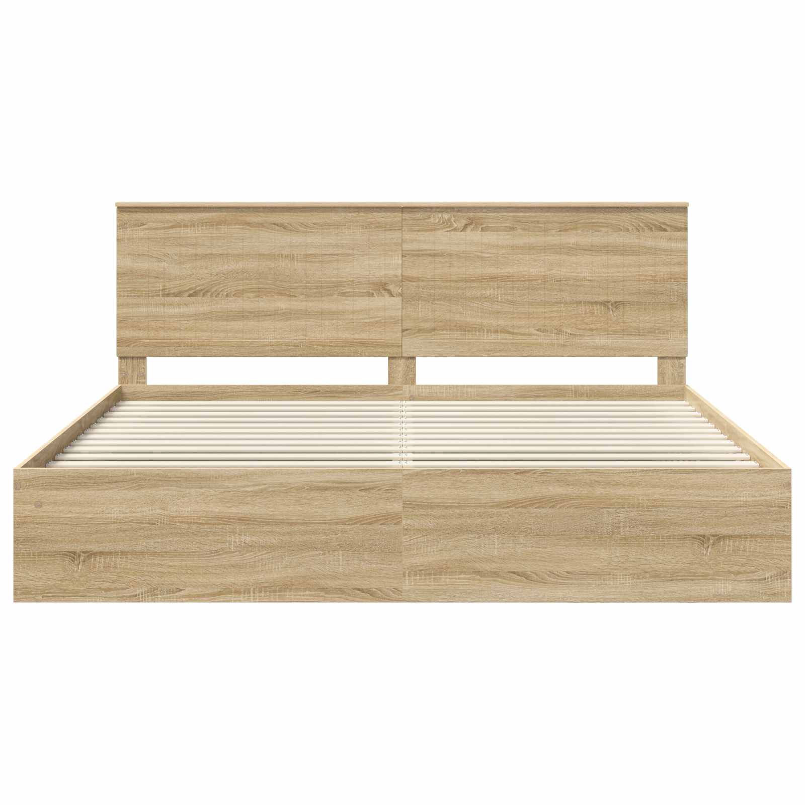 Cadre de lit Sonoma 200 x 200 cm Bois de pin massif
