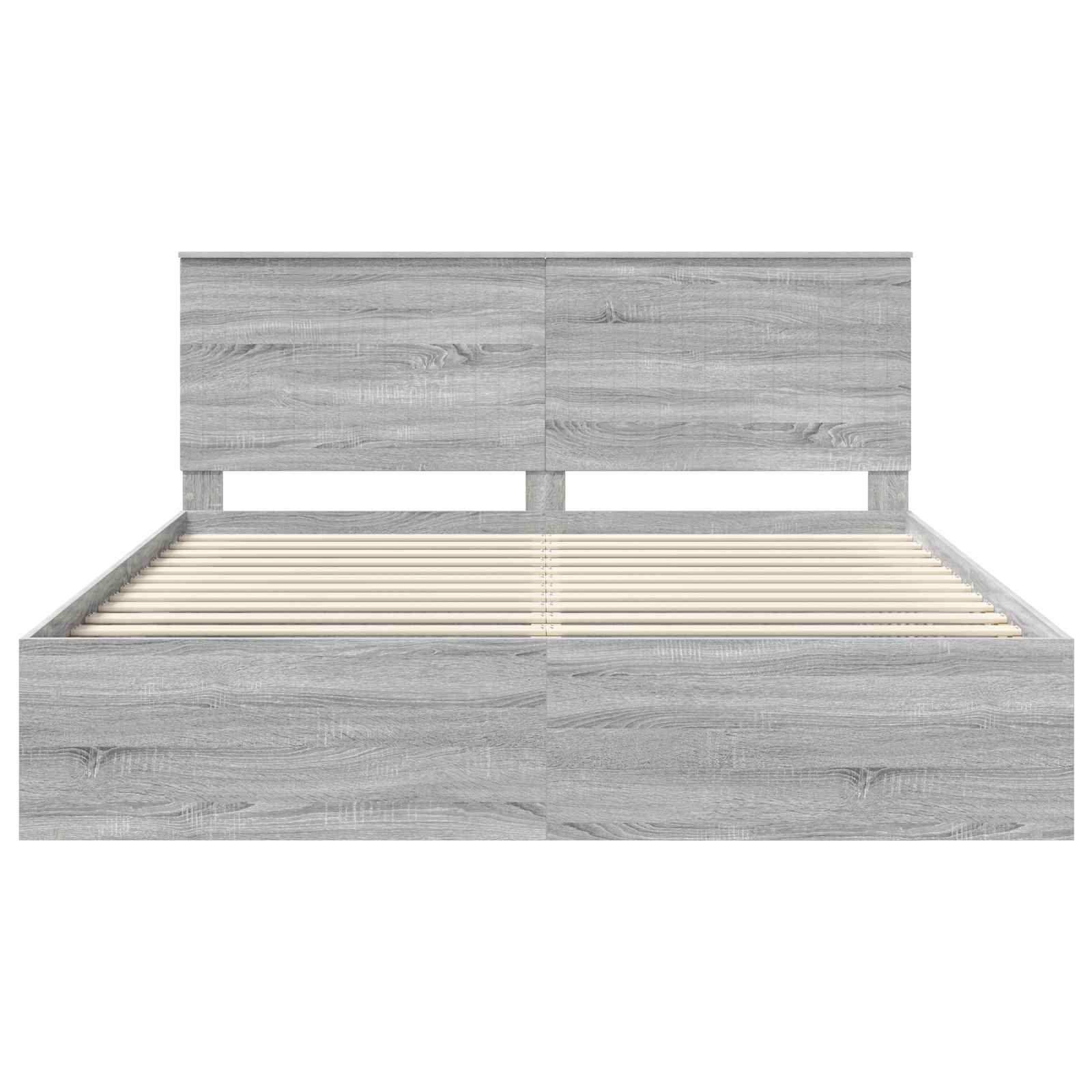Cadre de lit Gris Sonoma 180 x 200 cm Bois de pin massif