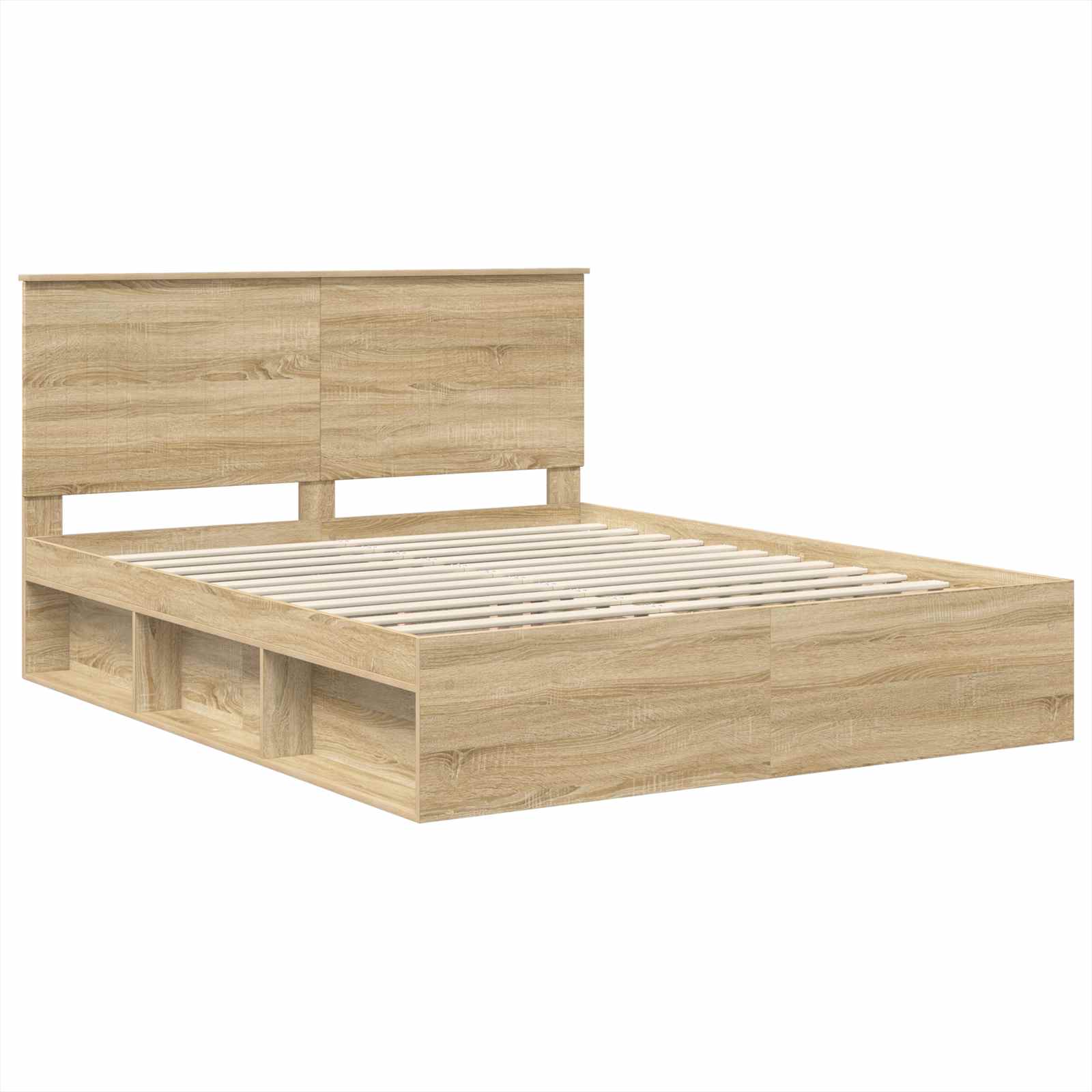 Cadre de lit Sonoma 160 x 200 cm Bois de pin massif