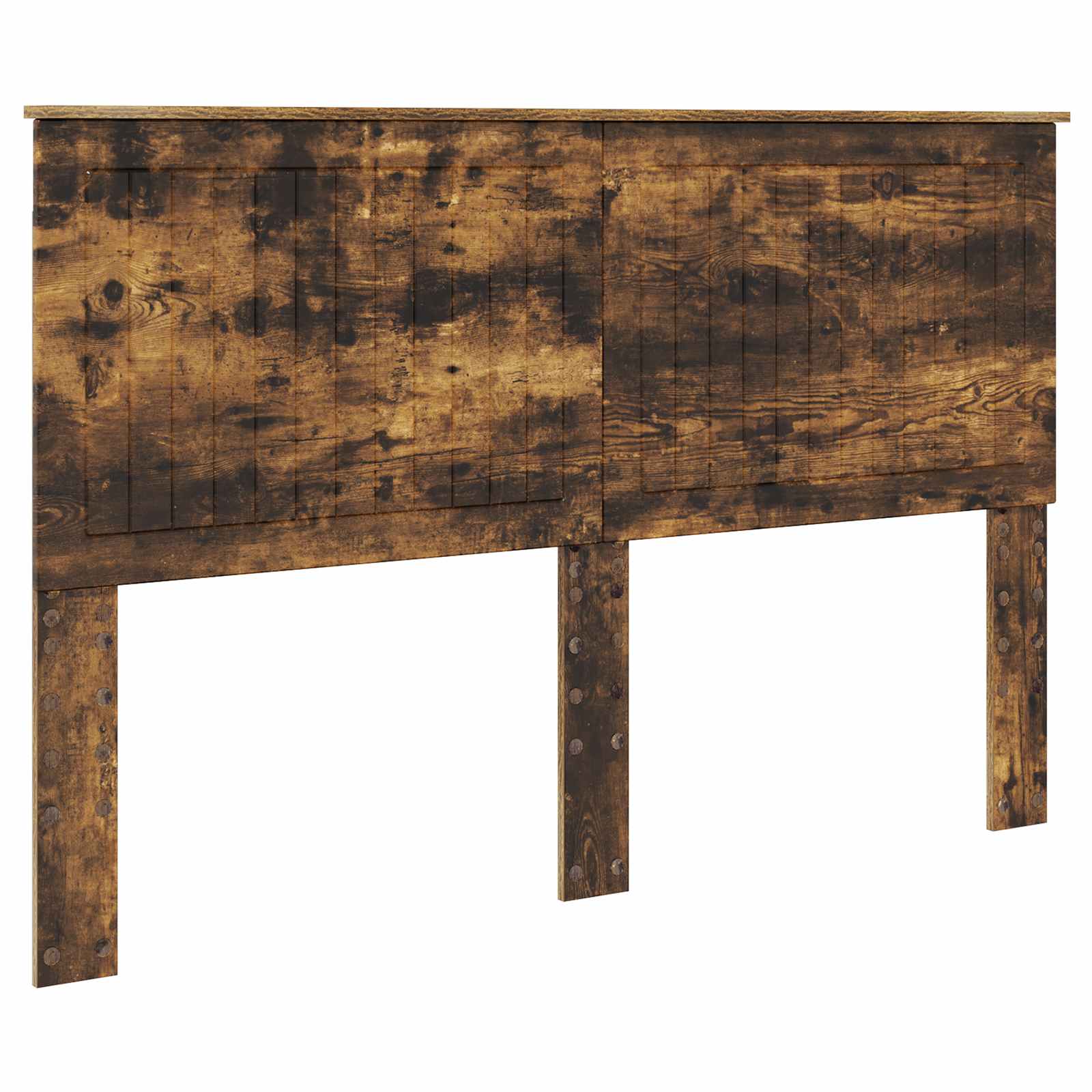 Cadre de lit Chêne fumé 150 x 200 cm Bois de pin massif