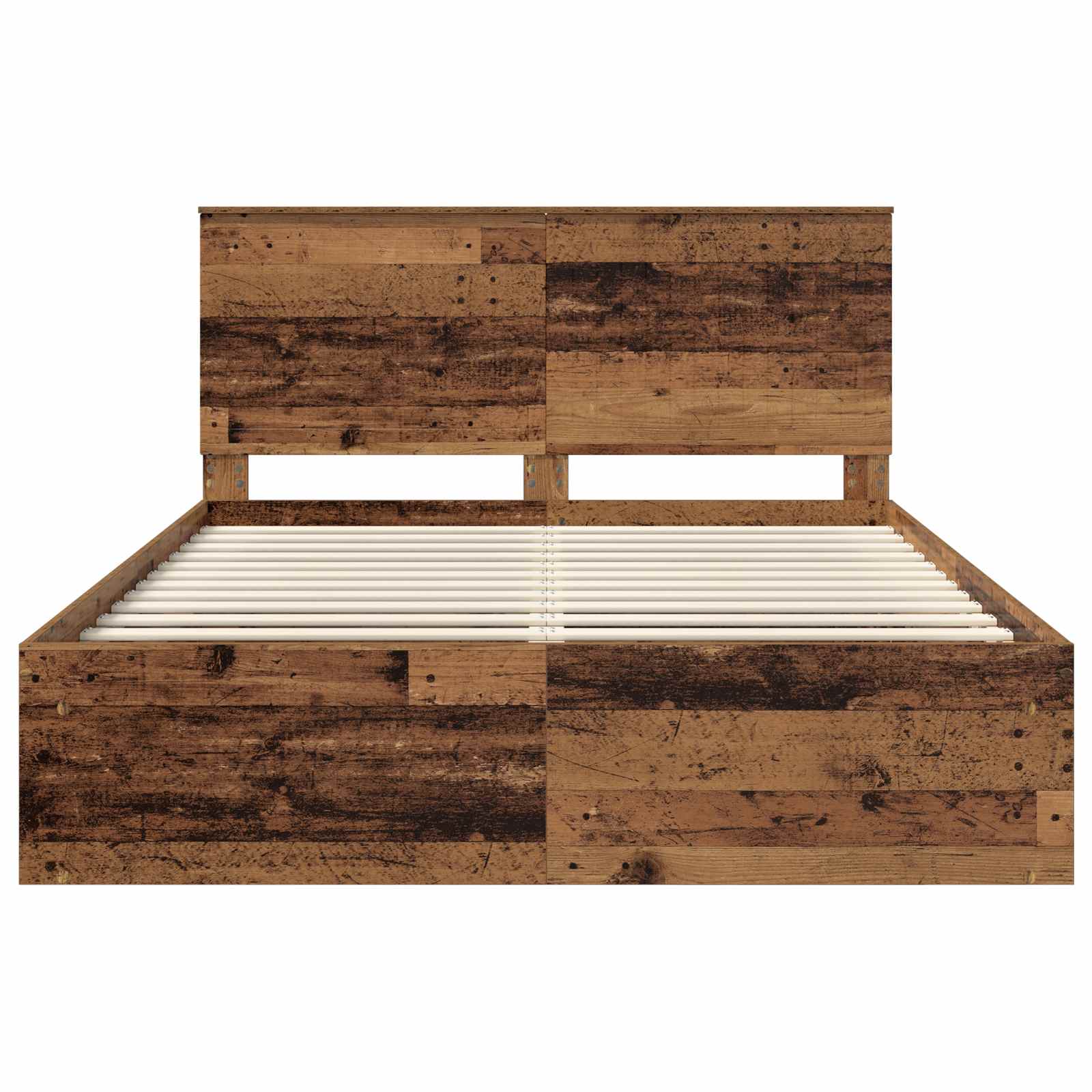 Cadre de lit Bois ancien 150 x 200 cm Bois de pin massif - XIOS