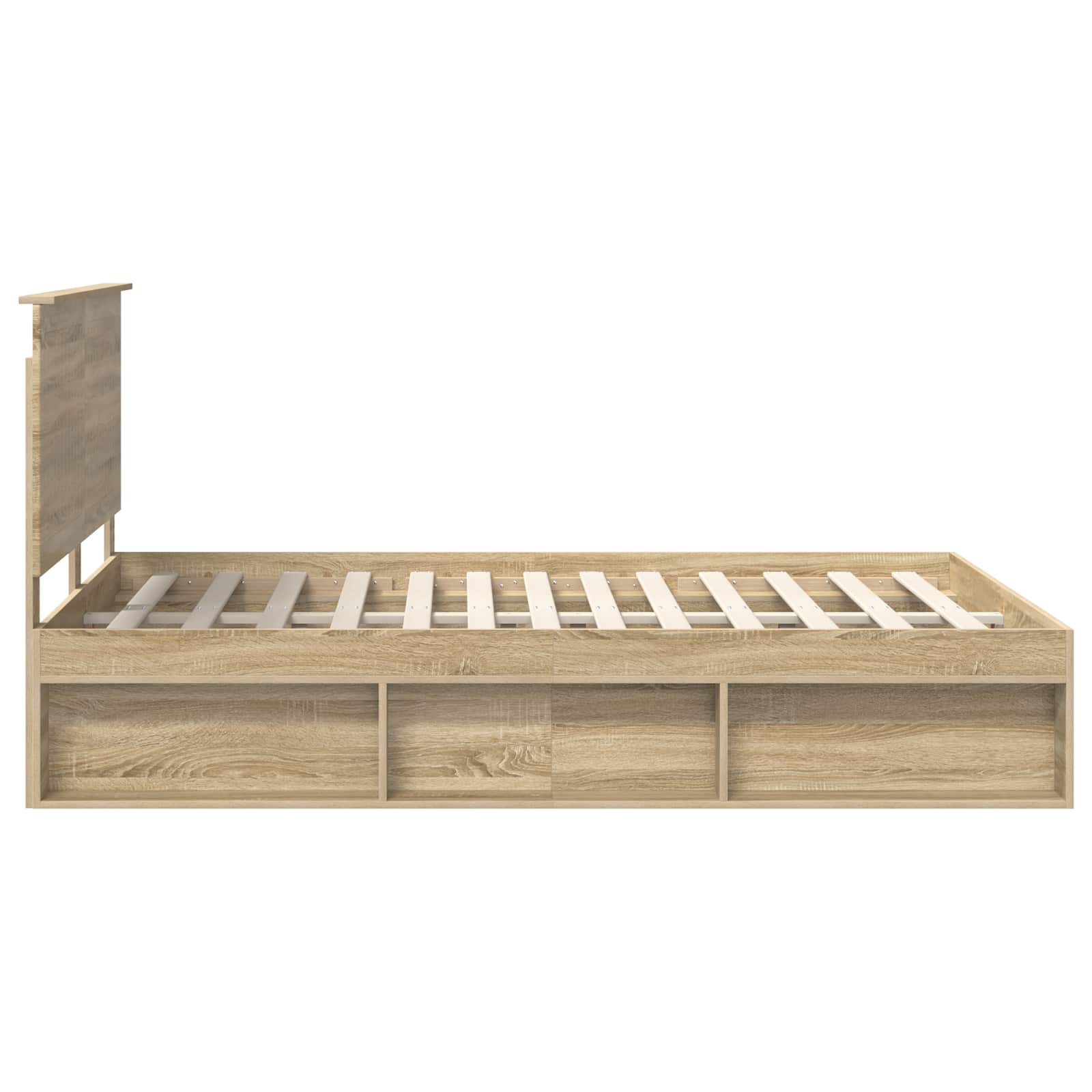 Cadre de lit Sonoma 140 x 200 cm Bois de pin massif