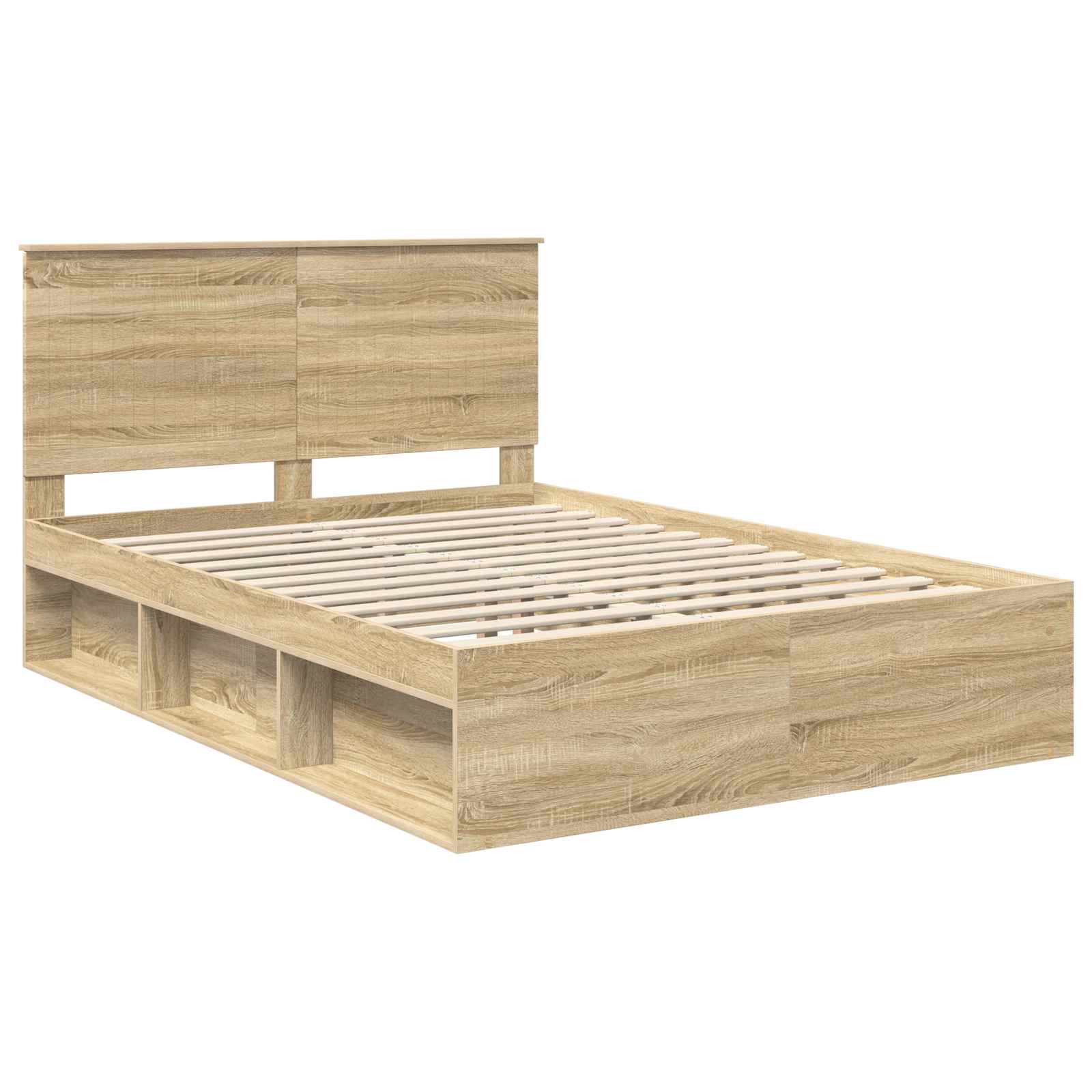 Cadre de lit Sonoma 140 x 190 cm Bois de pin massif