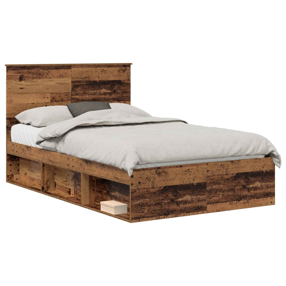 Cadre de lit Bois ancien 120 x 200 cm Bois de pin massif