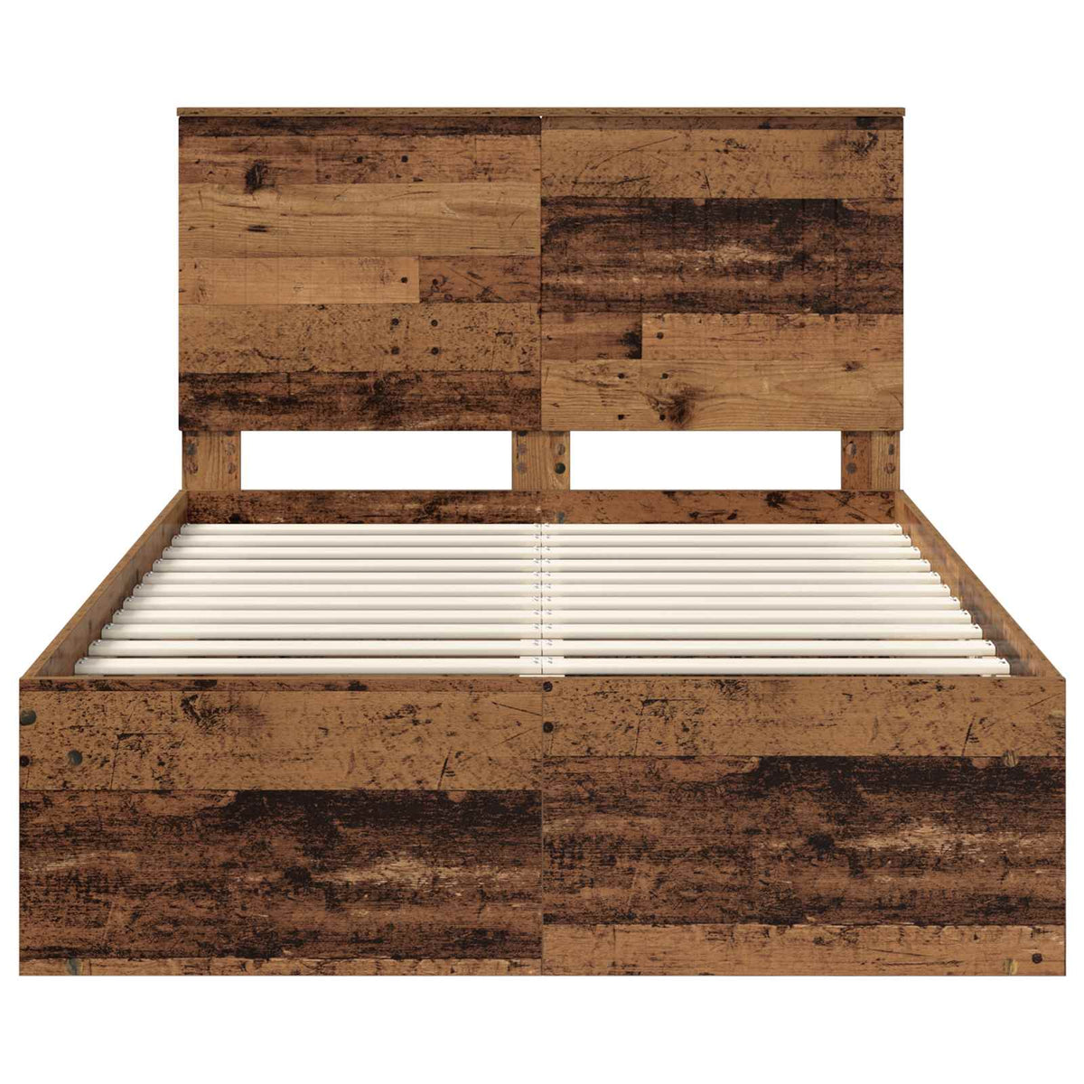 Cadre de lit Bois ancien 120 x 200 cm Bois de pin massif