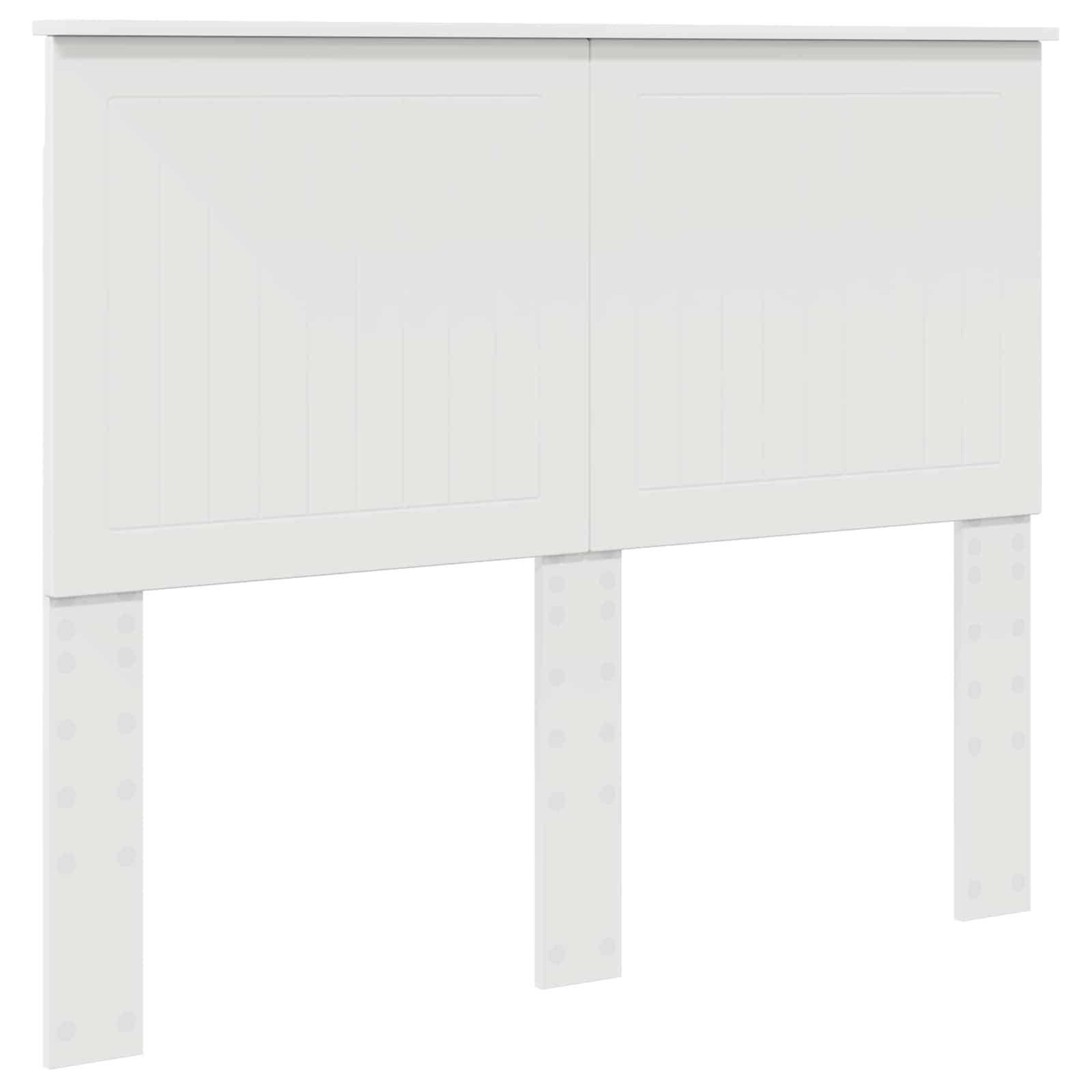 Cadre de lit Blanc 120 x 190 cm Bois de pin massif - XIOS