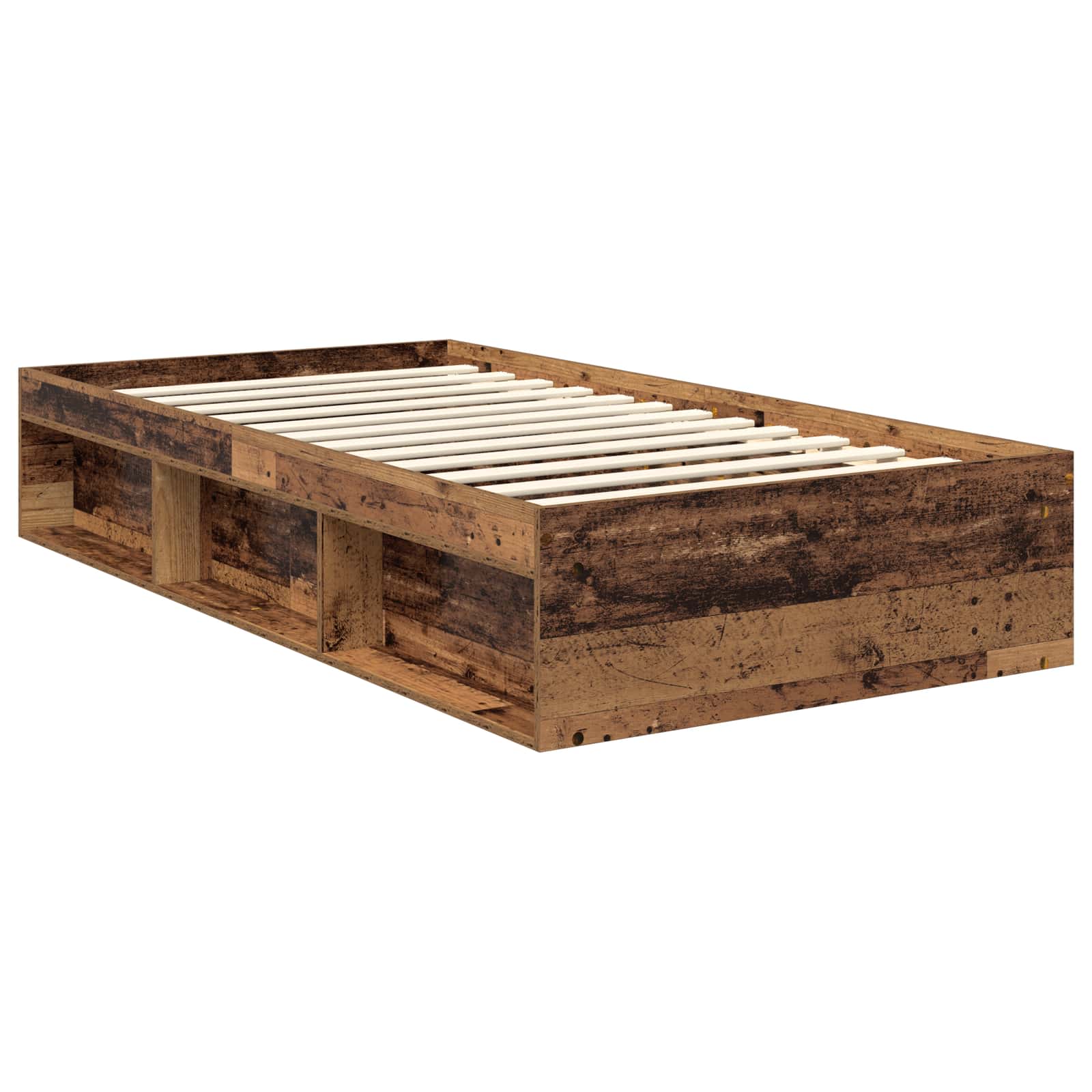 Cadre de lit Bois ancien 100 x 200 cm Bois de pin massif - XIOS