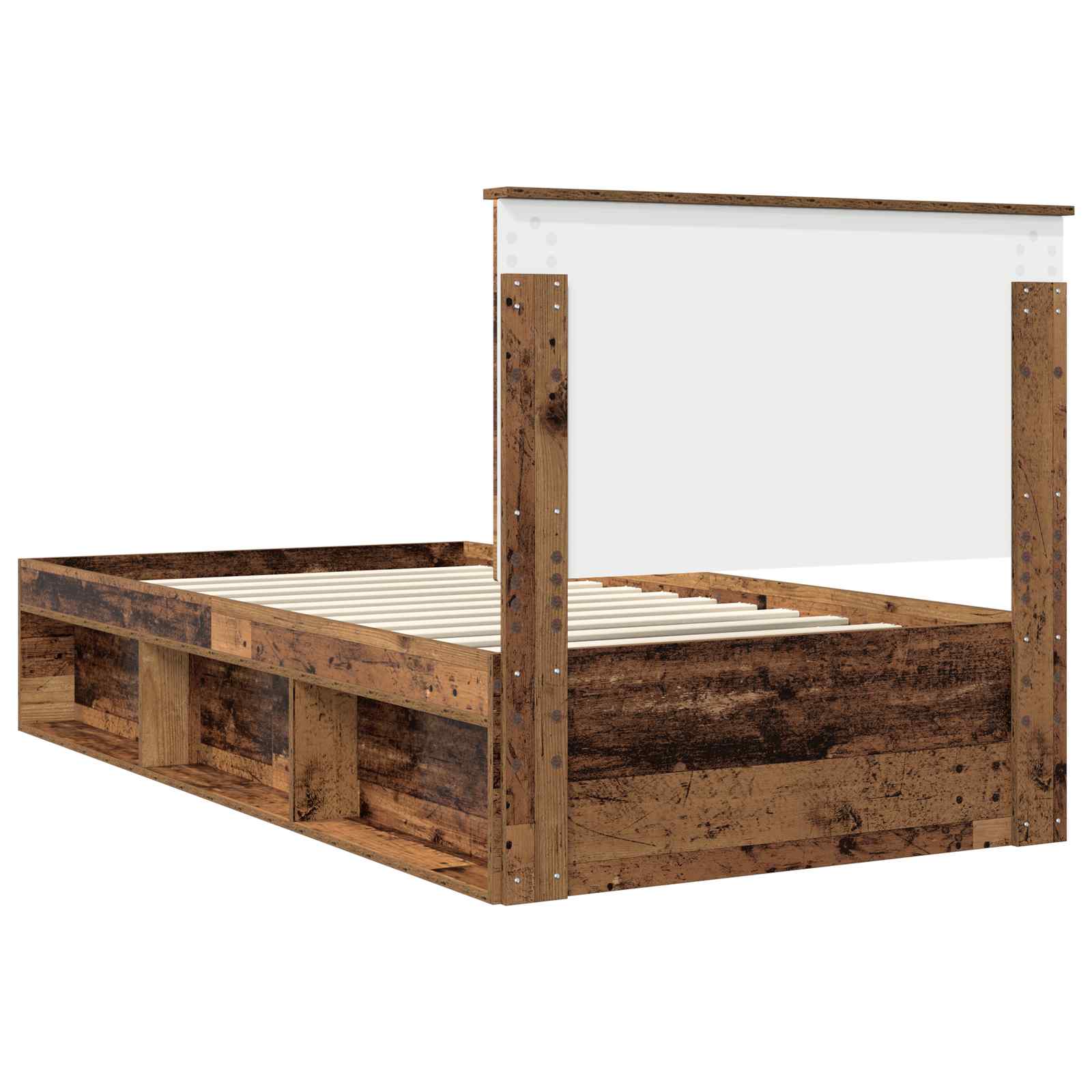 Cadre de lit Bois ancien 100 x 200 cm Bois de pin massif - XIOS