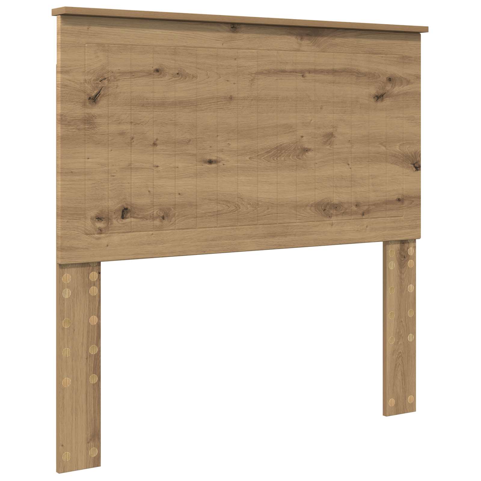 Cadre de lit Chêne artisan 100 x 200 cm Bois de pin massif - XIOS