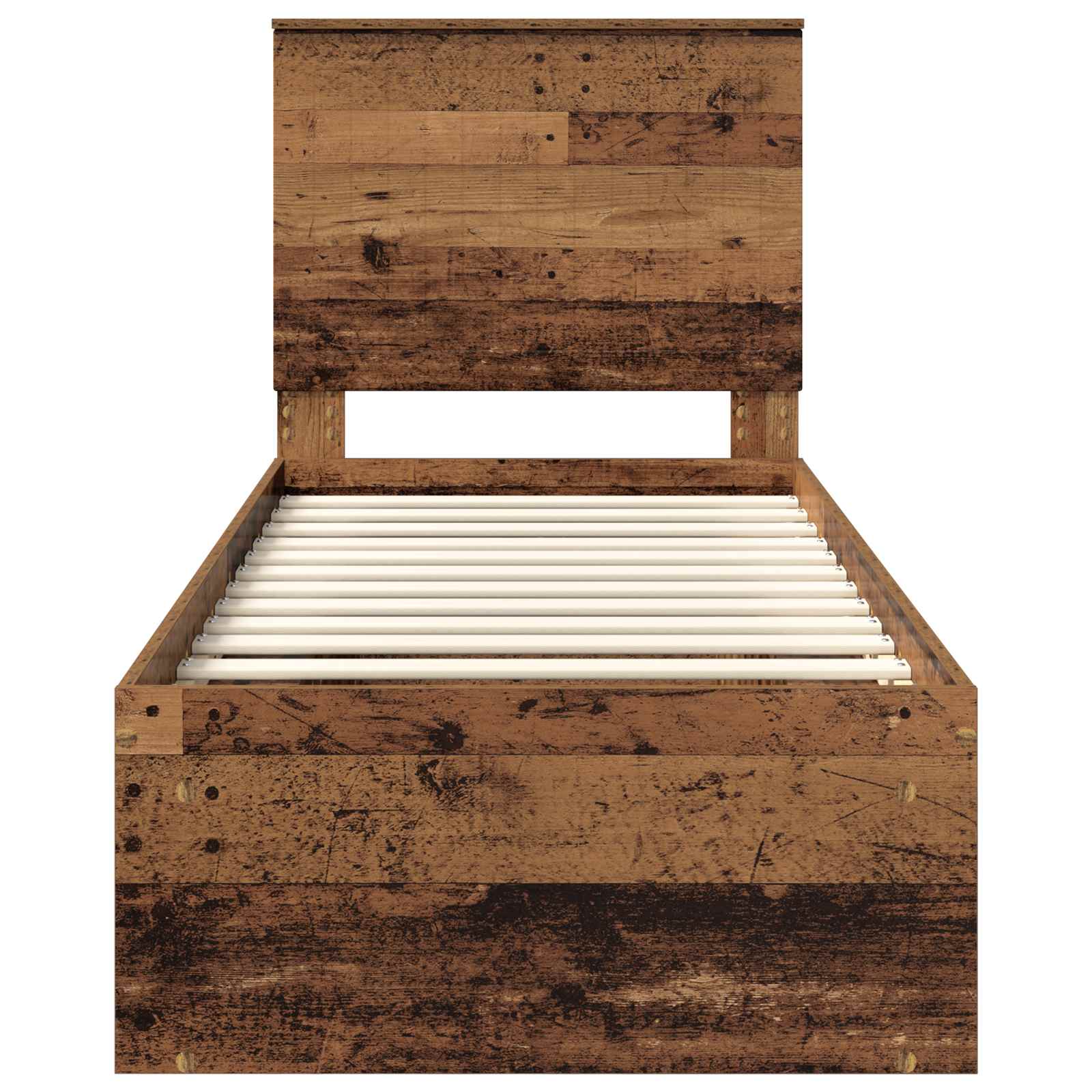 Cadre de lit Bois ancien 75 x 190 cm Pin massif - XIOS