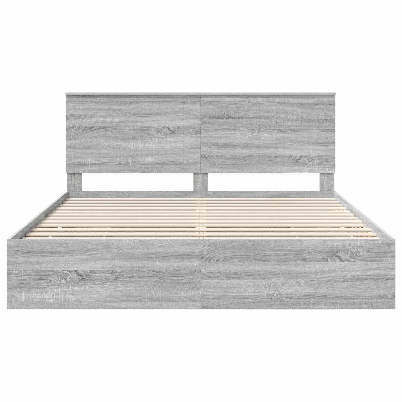 Cadre de lit Gris Sonoma 180 x 200 cm Bois Ingénierie - XIOS