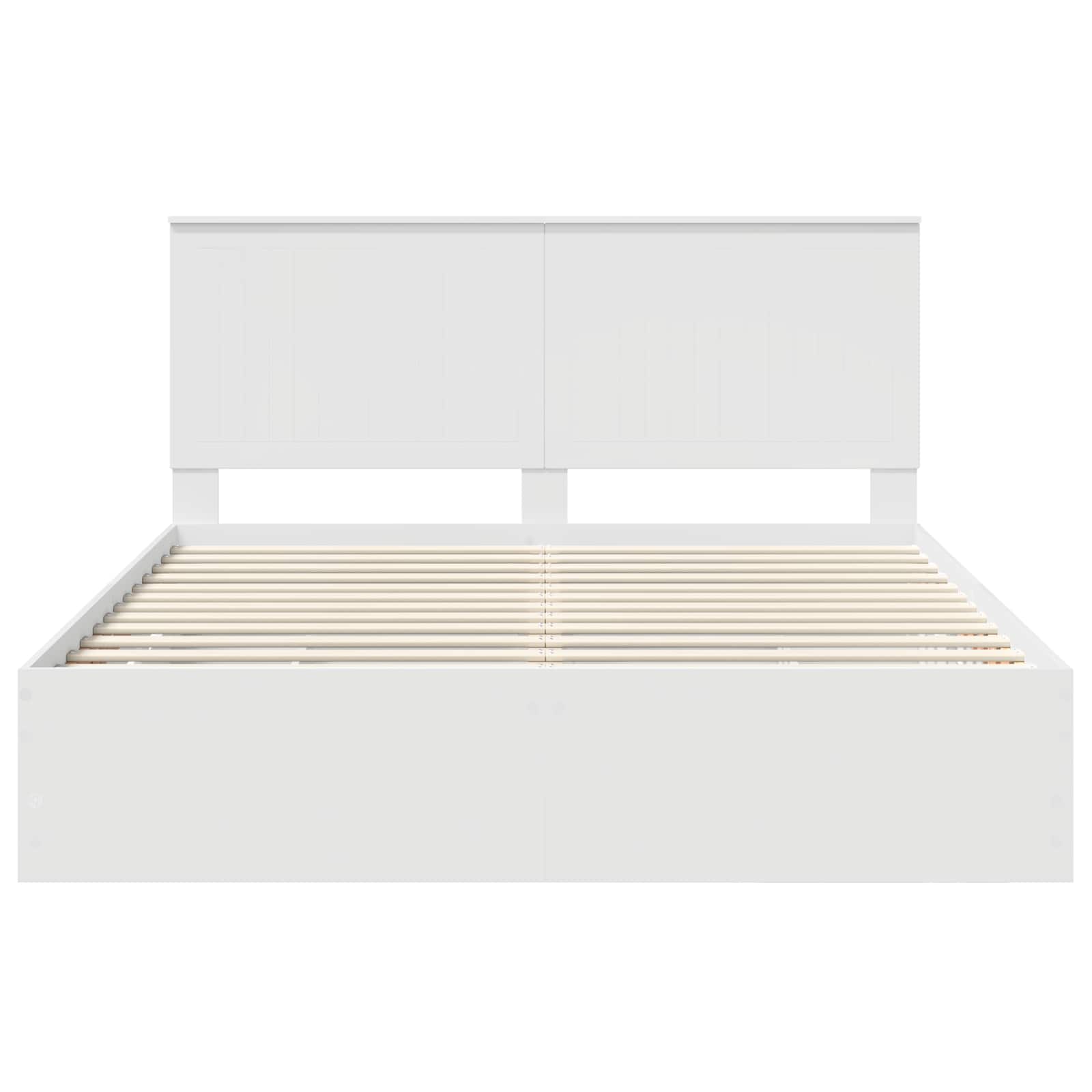 Cadre de lit avec tiroir Blanc 160 x 200 cm Bois Ingénierie - XIOS
