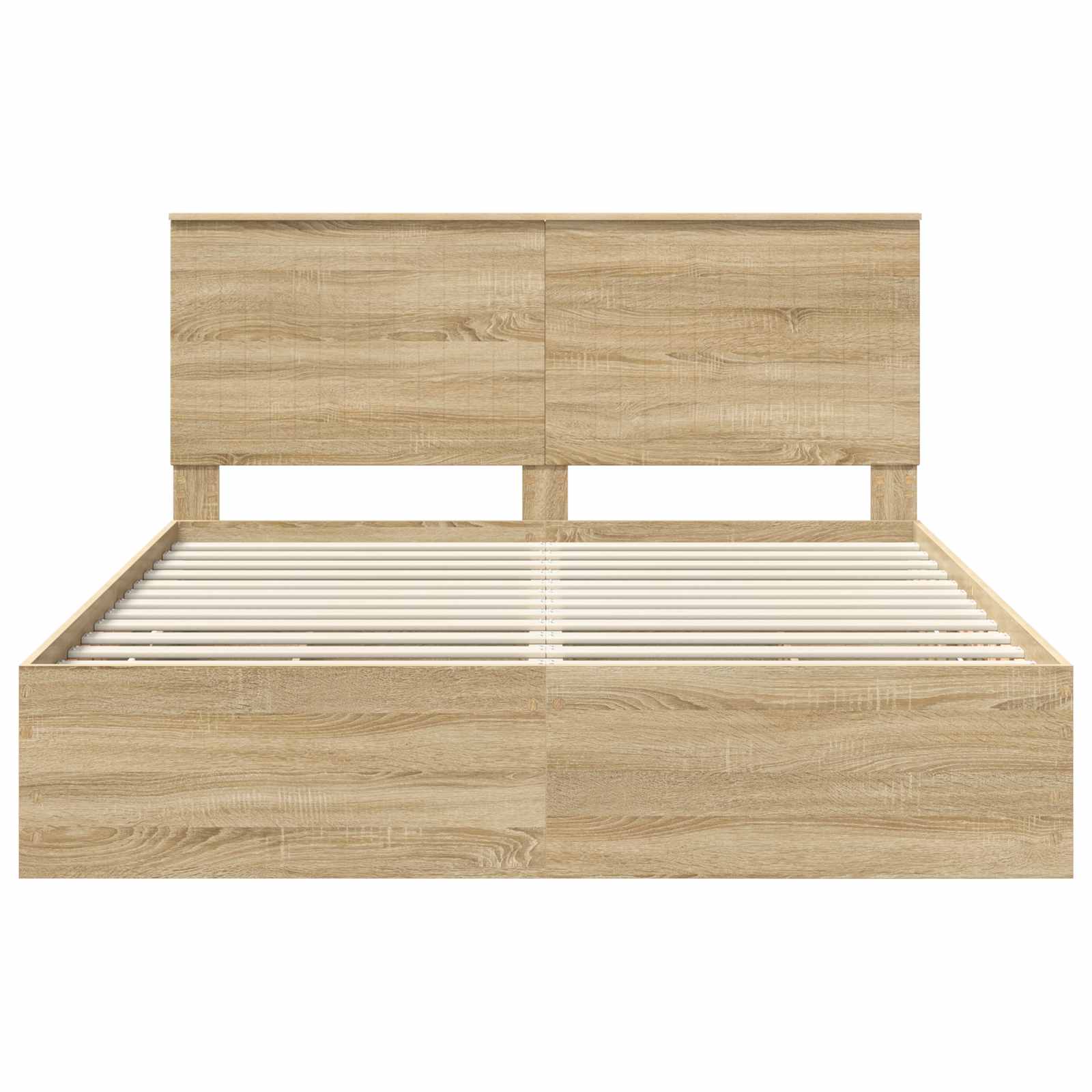 Cadre de lit Chêne Sonoma 160 x 200 cm Bois Ingénierie - XIOS