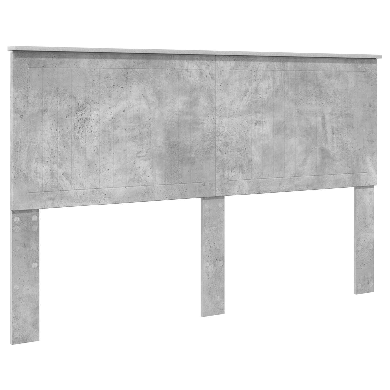 Cadre de lit Gris béton 160 x 200 cm Bois Ingénierie - XIOS