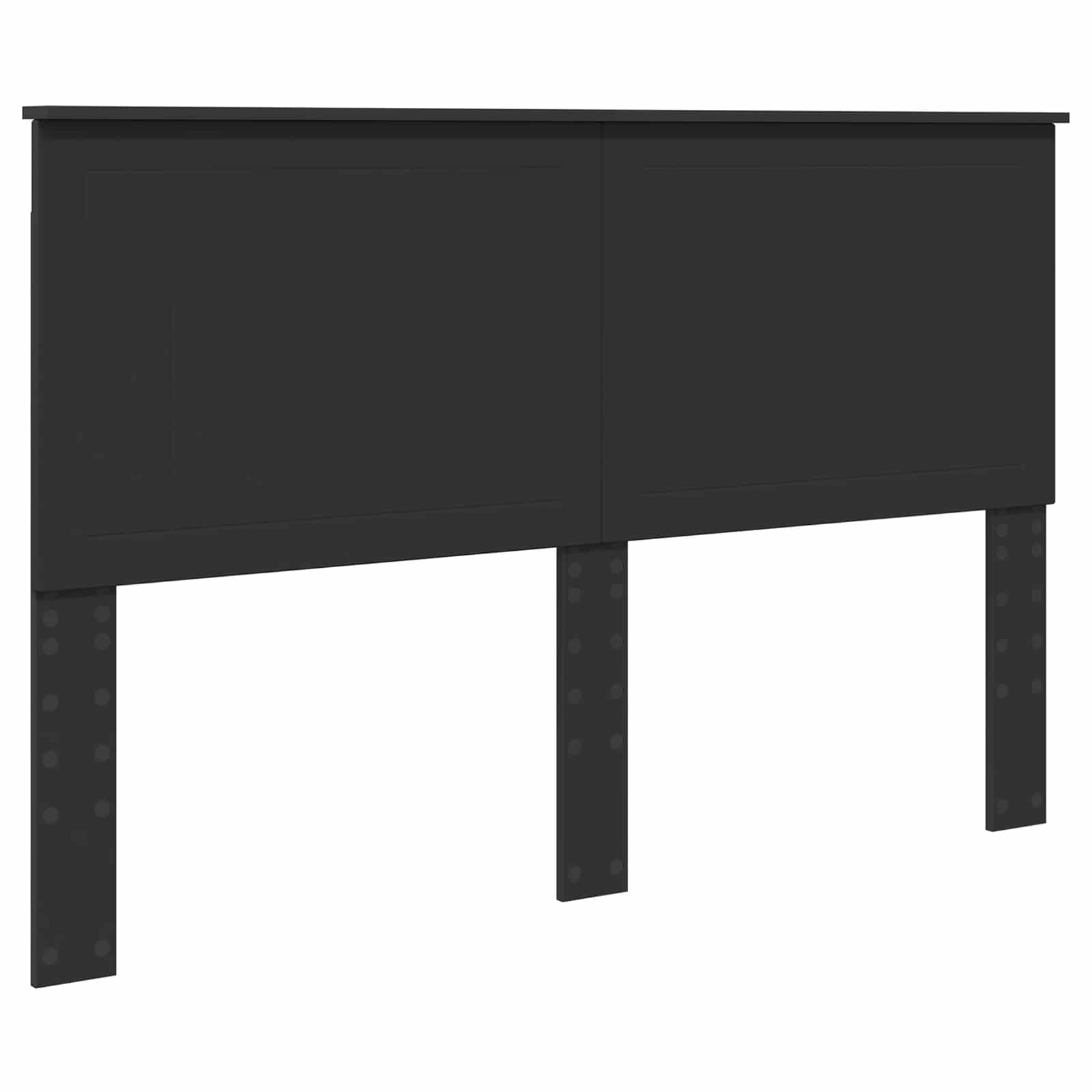 Cadre de lit avec tiroir Noir 150 x 200 cm Bois Ingénierie - XIOS
