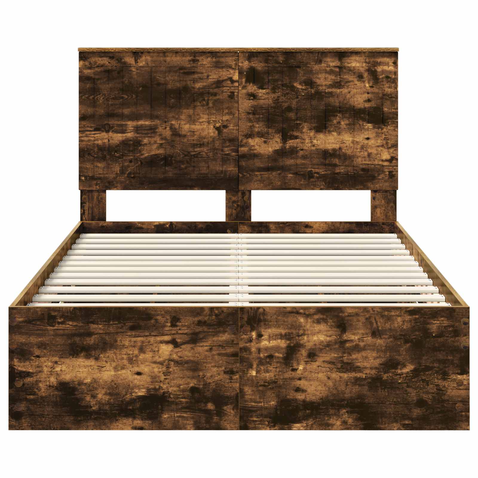 Cadre de lit Chêne fumé 120 x 190 cm Bois Ingénierie - XIOS