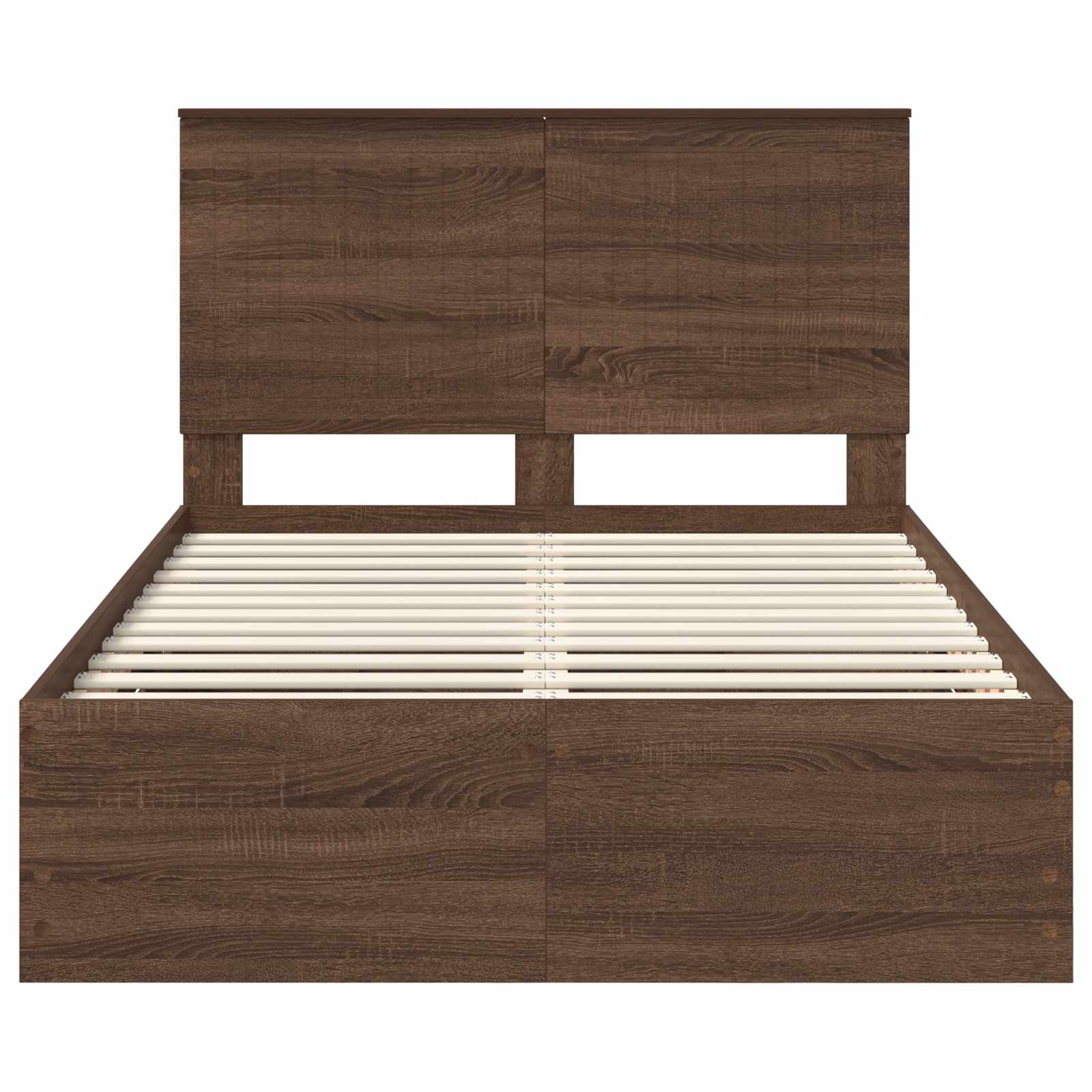 Cadre de lit Chêne brun 120 x 190 cm Bois Ingénierie - XIOS