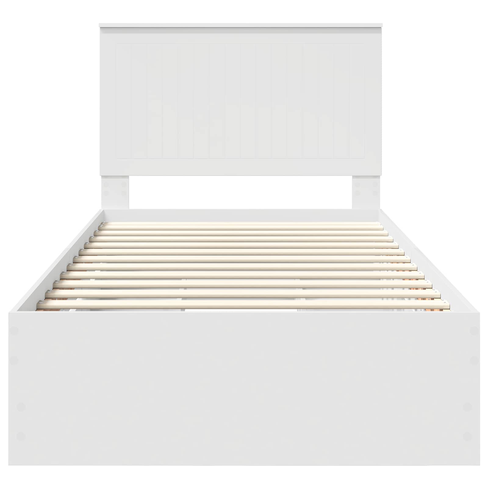 Cadre de lit avec tiroir Blanc 100 x 200 cm Bois Ingénierie - XIOS