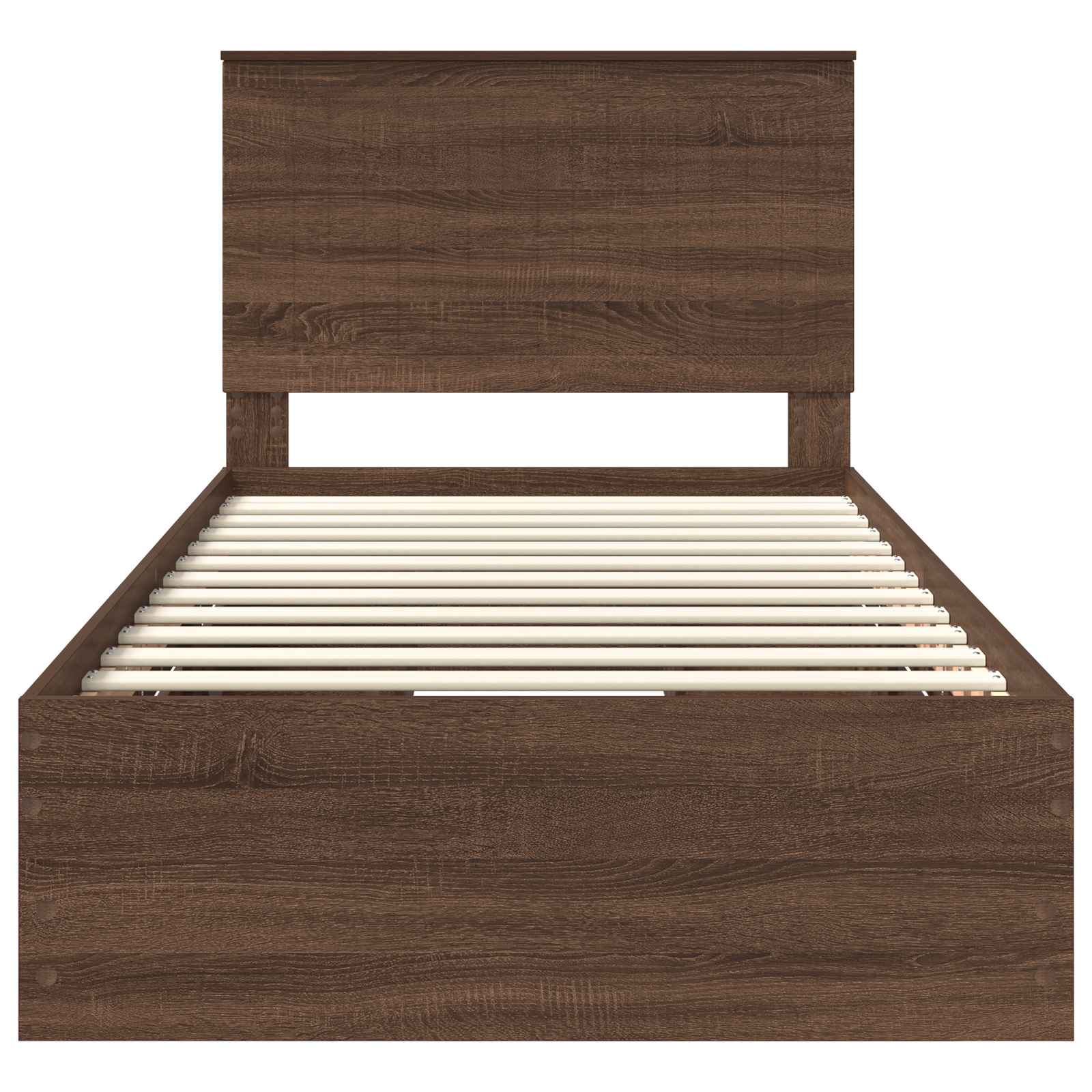 Cadre de lit Chêne brun 100 x 200 cm Bois Ingénierie - XIOS