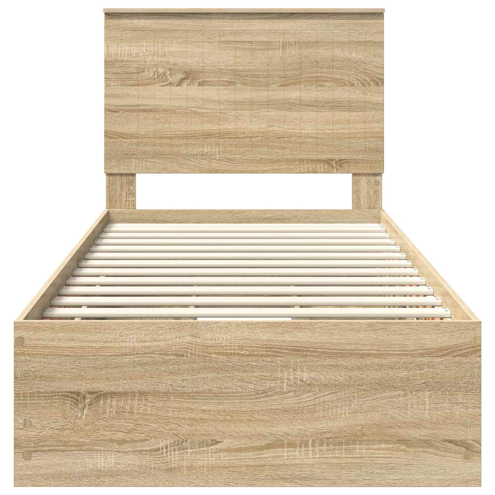Cadre de lit Chêne Sonoma 90 x 200 cm Bois Ingénierie - XIOS
