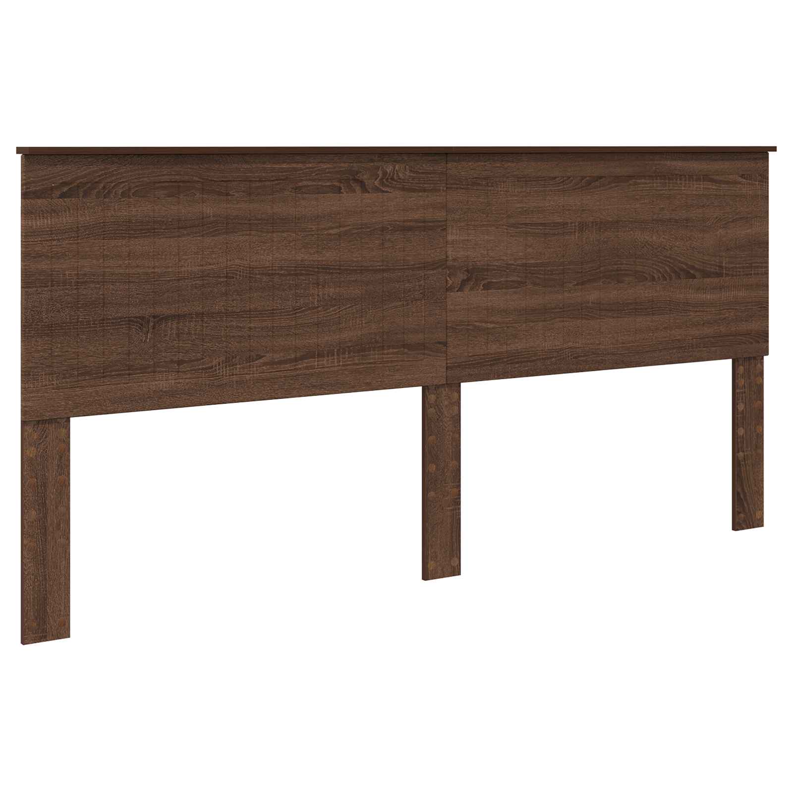 Lit de Rangement Chêne brun 200 x 200 cm Bois d'ingénierie - XIOS