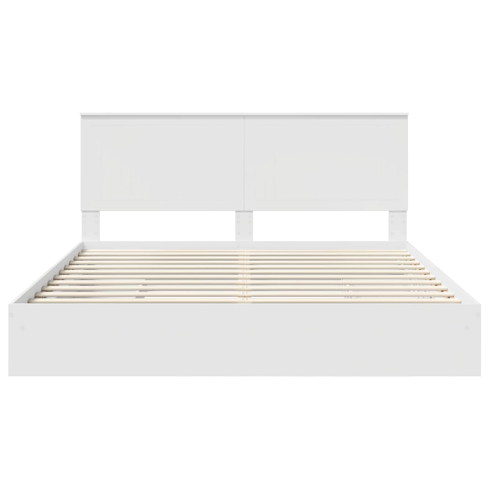 Lit de Rangement Blanc 180 x 200 cm Bois d'ingénierie - XIOS