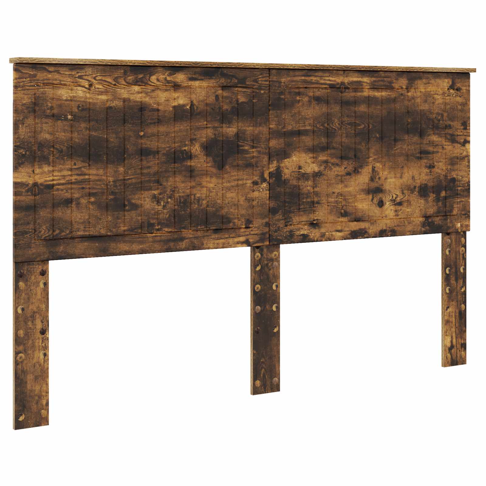 Lit de Rangement Chêne fumé 160 x 200 cm Bois d'ingénierie - XIOS