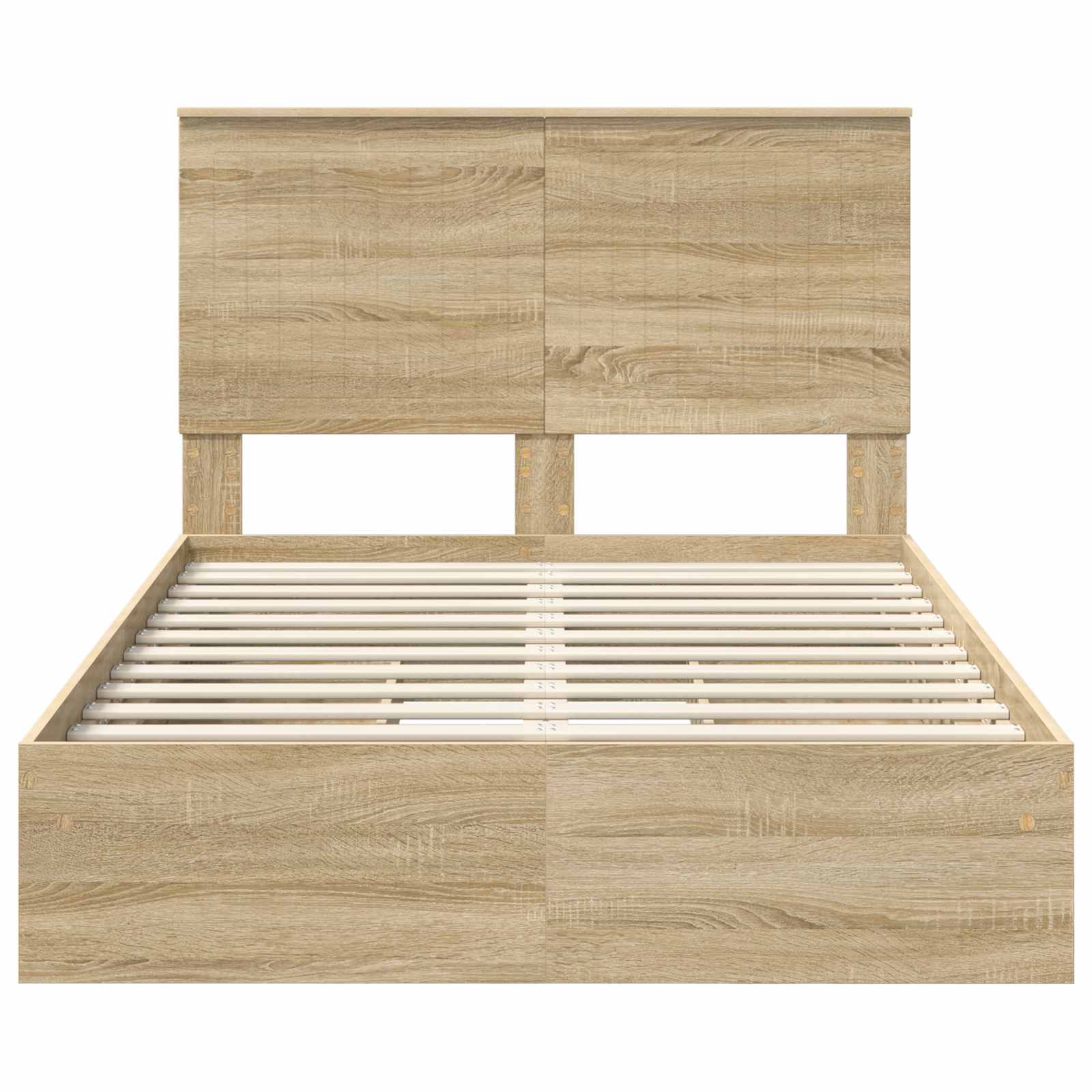 Lit de Rangement Chêne Sonoma 120 x 190 cm Bois d'ingénierie - XIOS