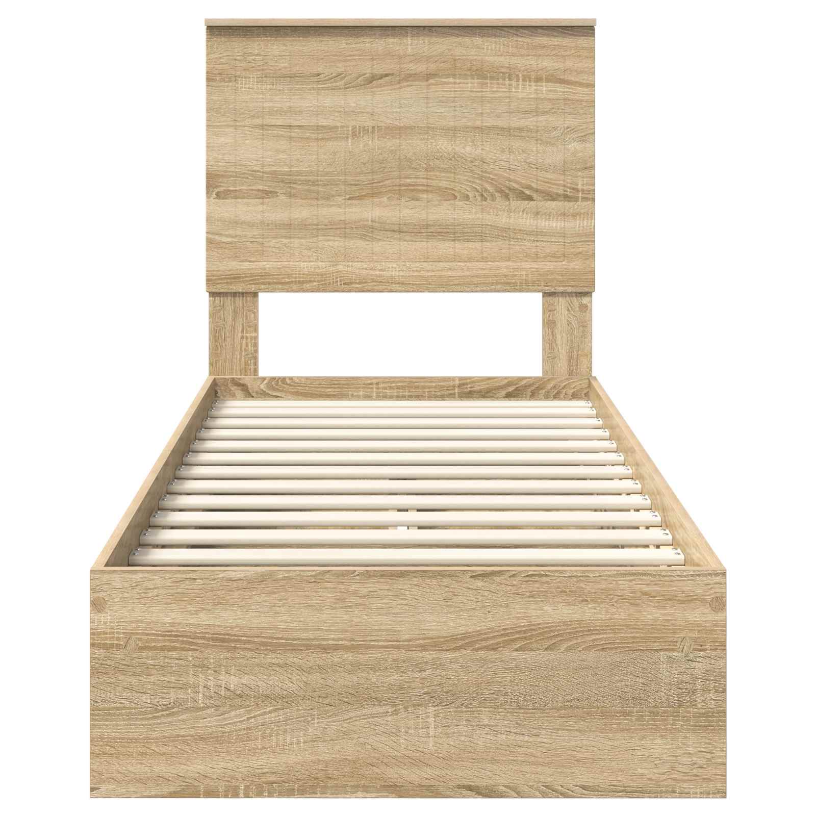 Lit de Rangement Chêne Sonoma 75 x 190 cm Bois d'ingénierie - XIOS
