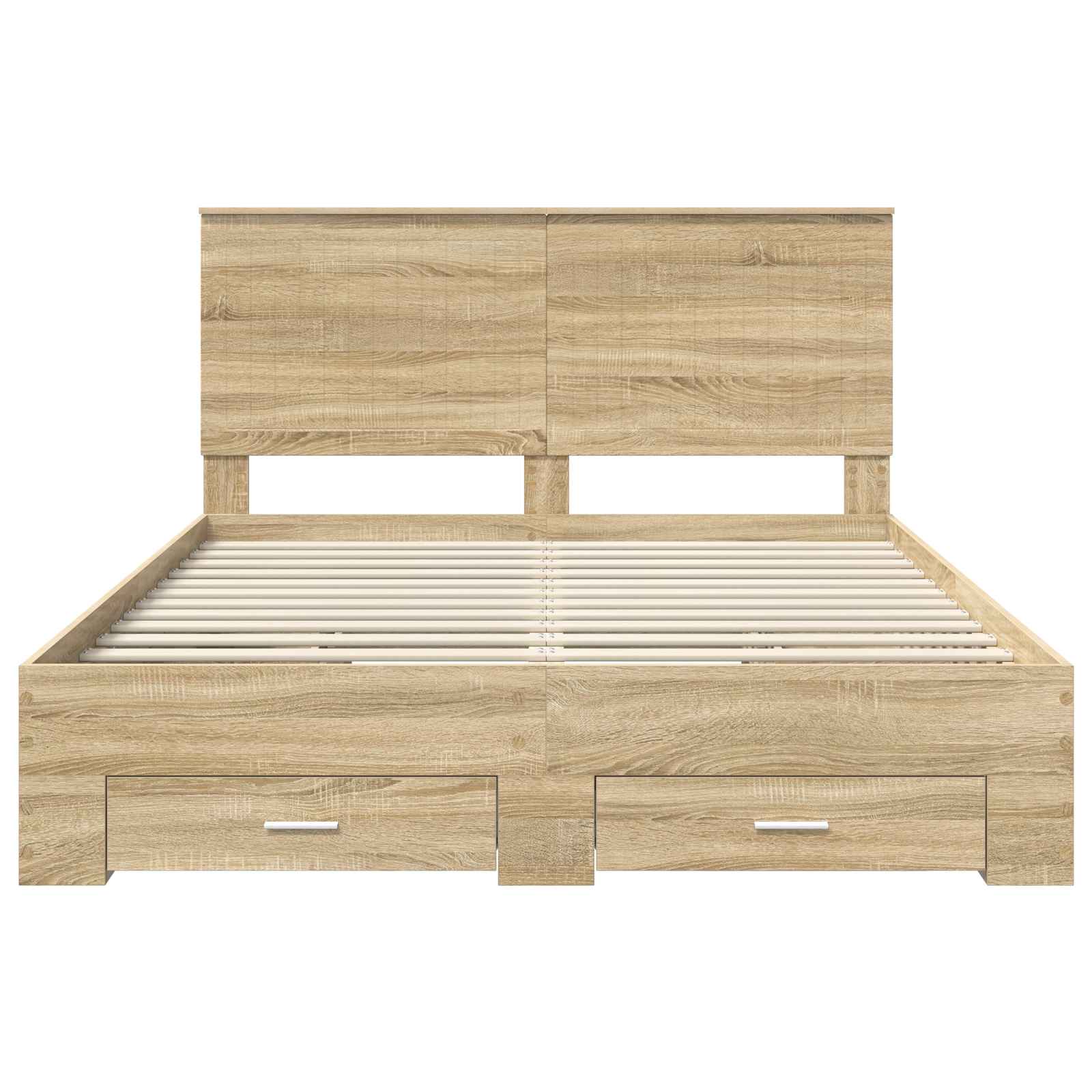 Cadre de lit Chêne Sonoma 150 x 200 cm Bois d'ingénierie - XIOS
