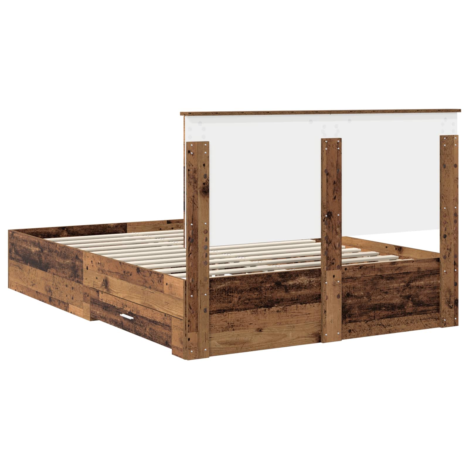 Cadre de lit Bois ancien 135 x 190 cm Bois d'ingénierie - XIOS