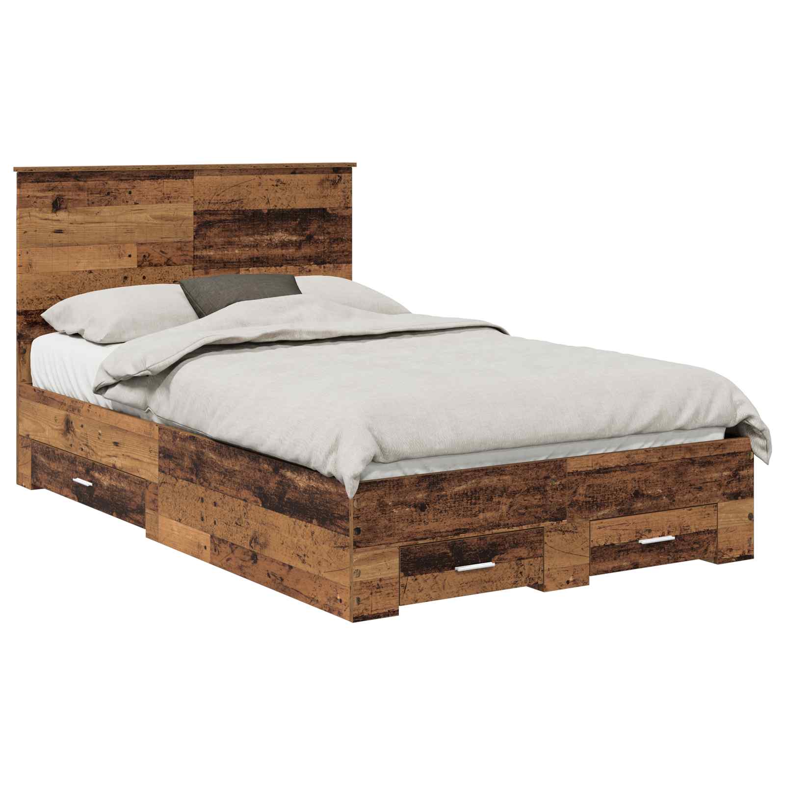 Cadre de lit Bois ancien 120 x 190 cm Bois d'ingénierie - XIOS