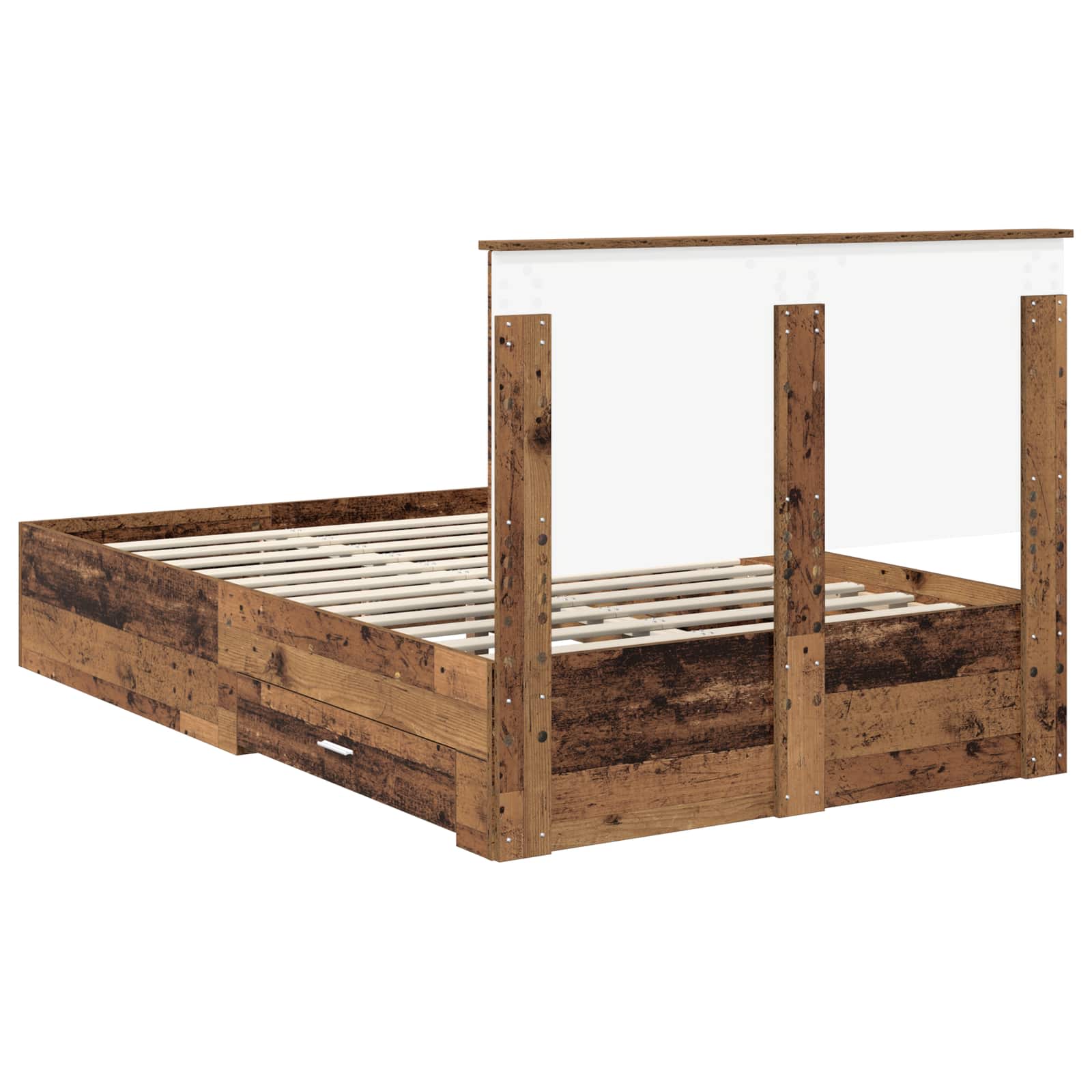 Cadre de lit Bois ancien 120 x 190 cm Bois d'ingénierie - XIOS