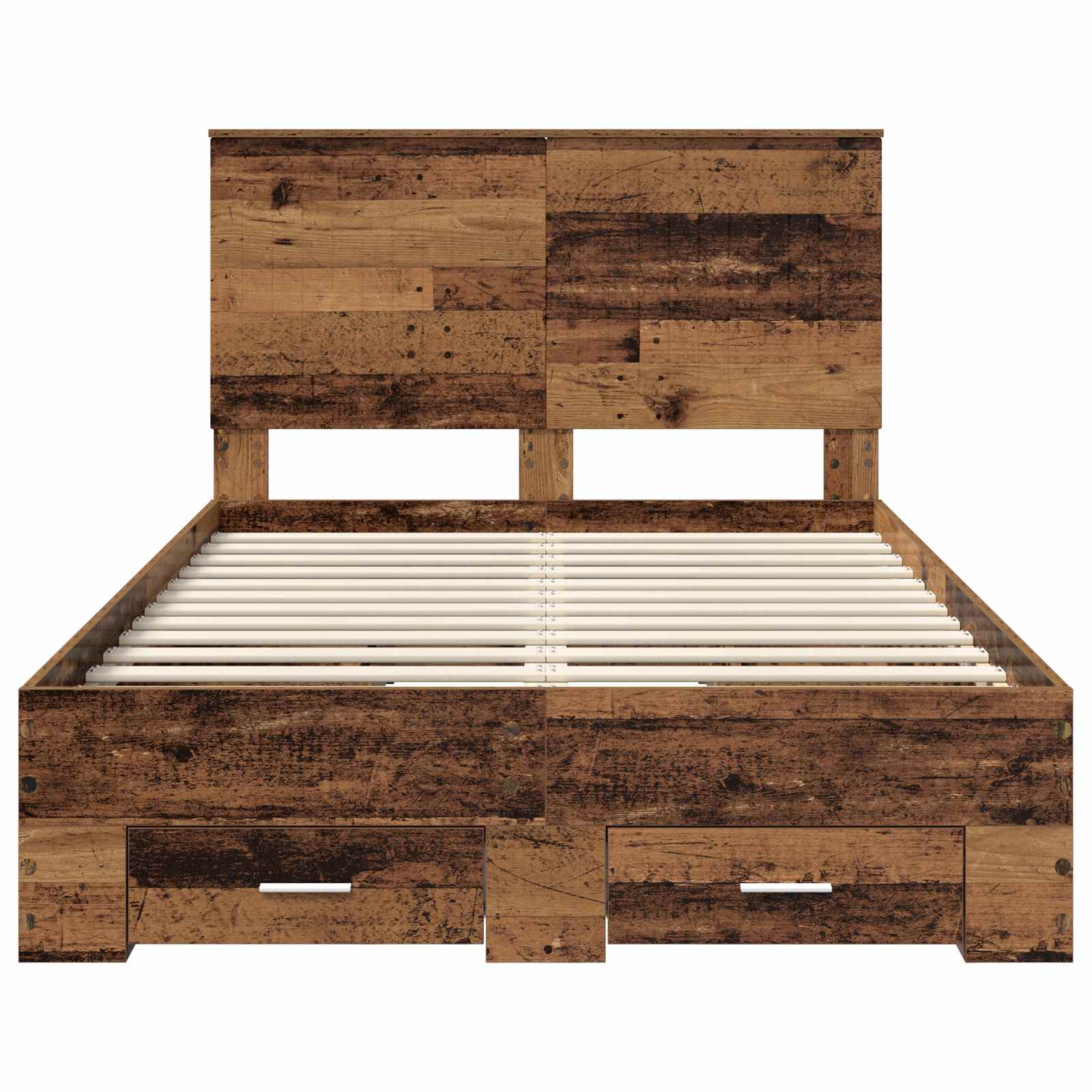 Cadre de lit Bois ancien 120 x 190 cm Bois d'ingénierie - XIOS