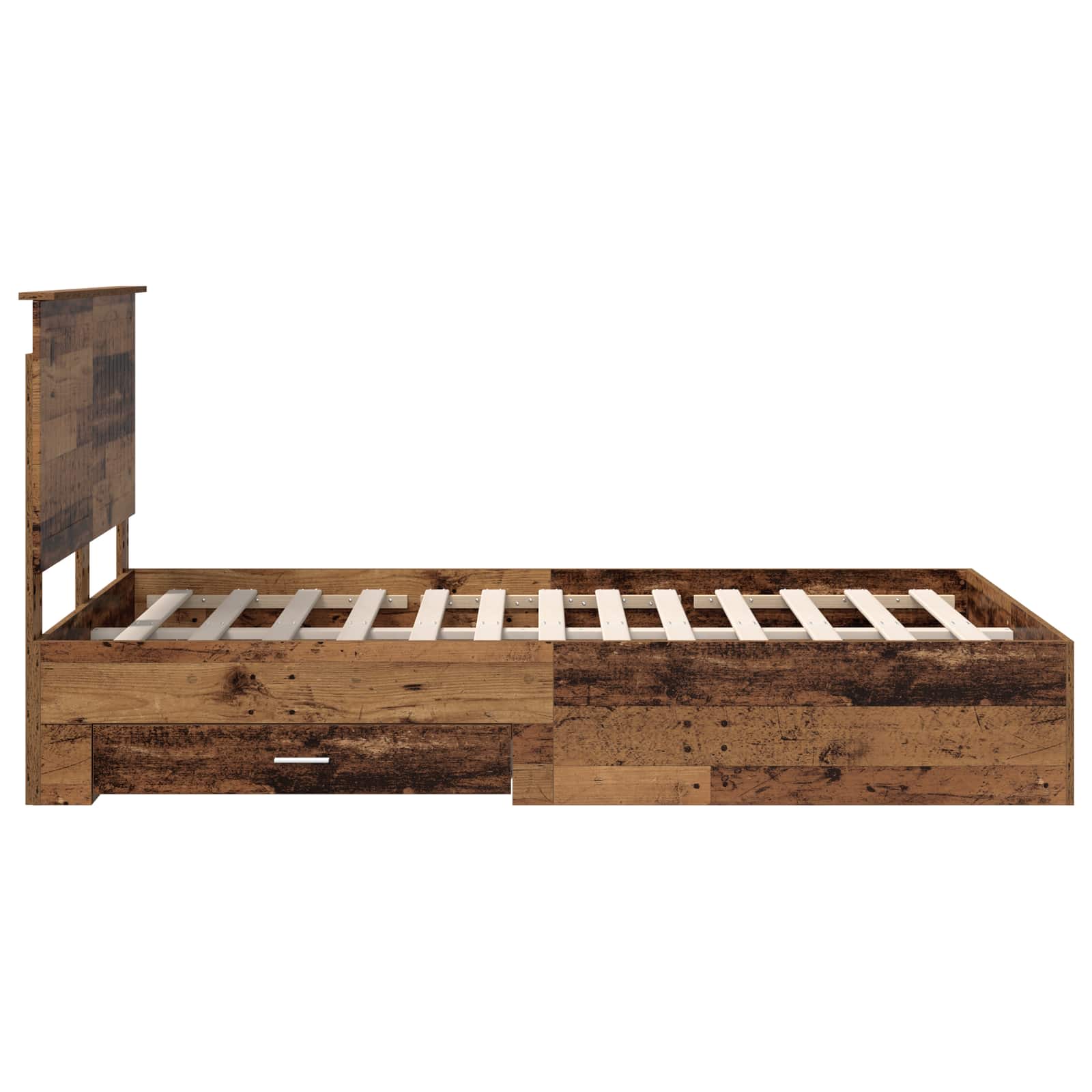 Cadre de lit Bois ancien 120 x 190 cm Bois d'ingénierie - XIOS