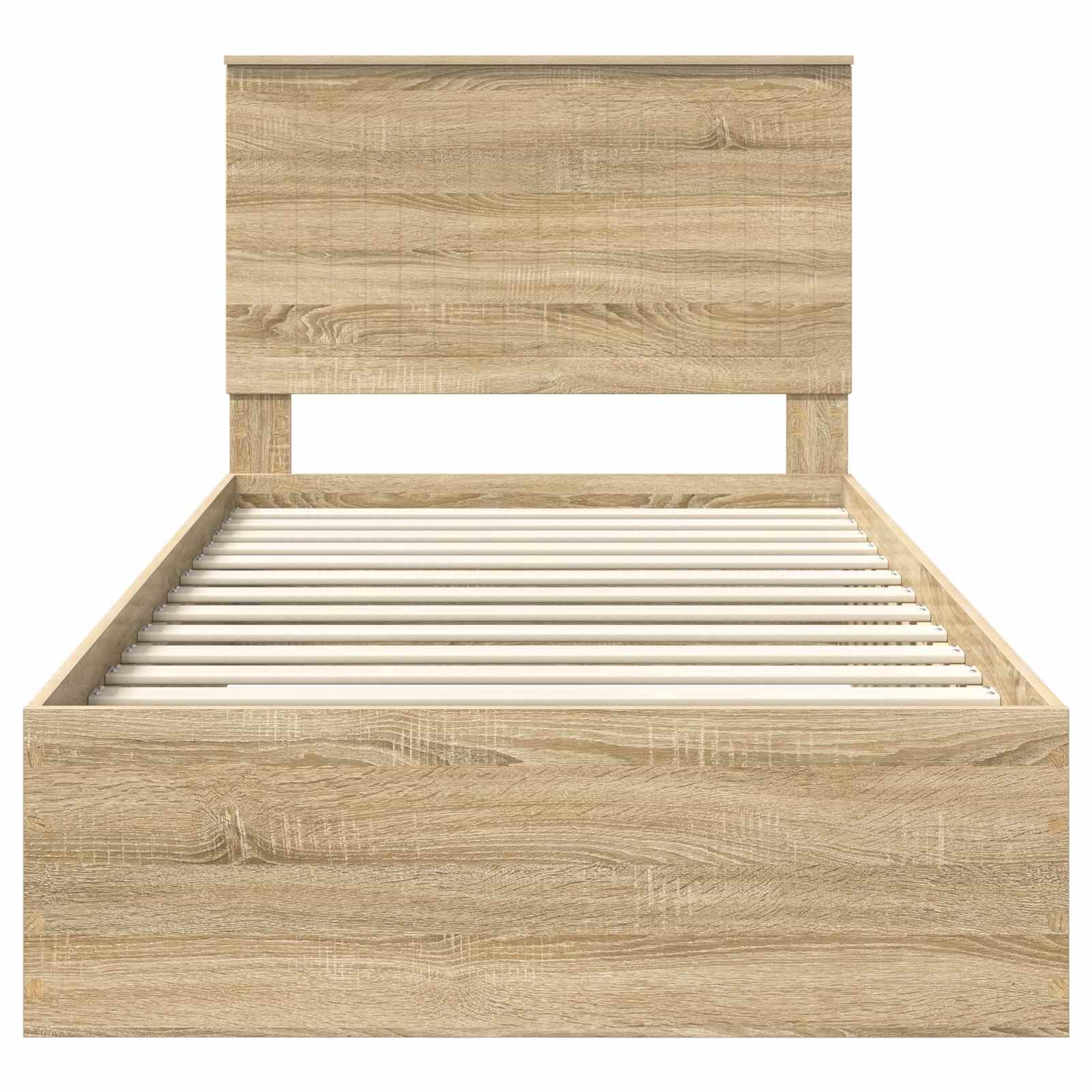 Cadre de lit Chêne Sonoma 100 x 200 cm Bois d'ingénierie - XIOS