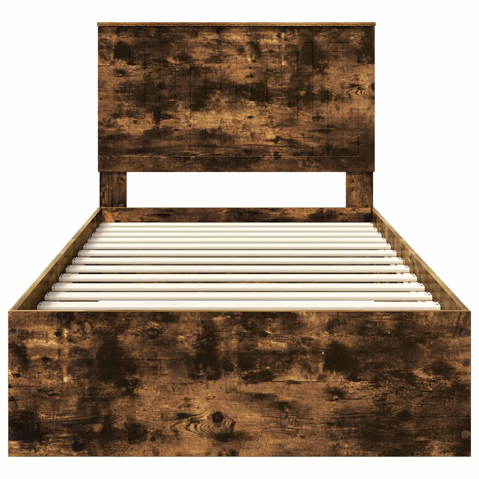 Cadre de lit Chêne fumé 100 x 200 cm Bois d'ingénierie - XIOS