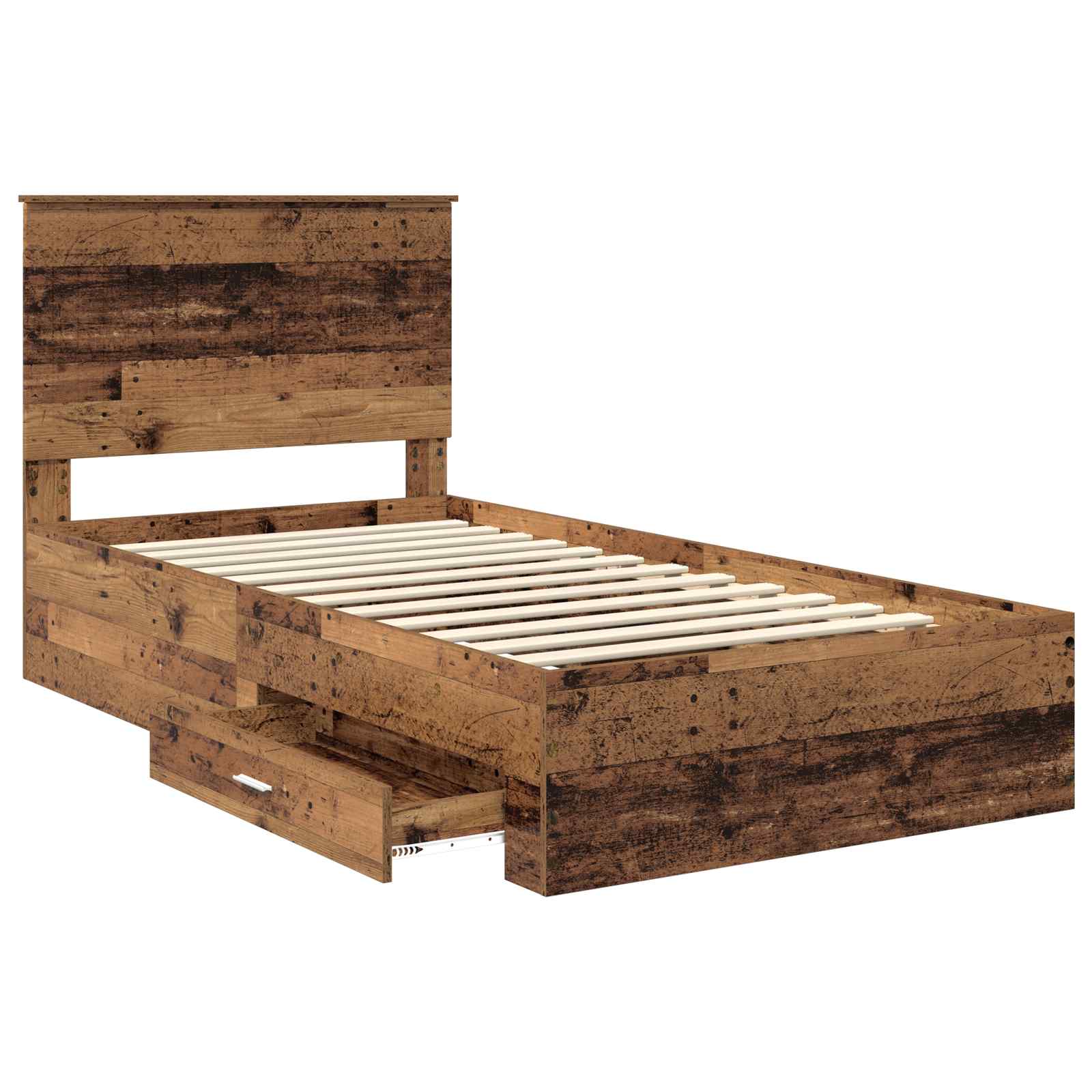 Cadre de lit Bois ancien 100 x 200 cm Bois d'ingénierie - XIOS