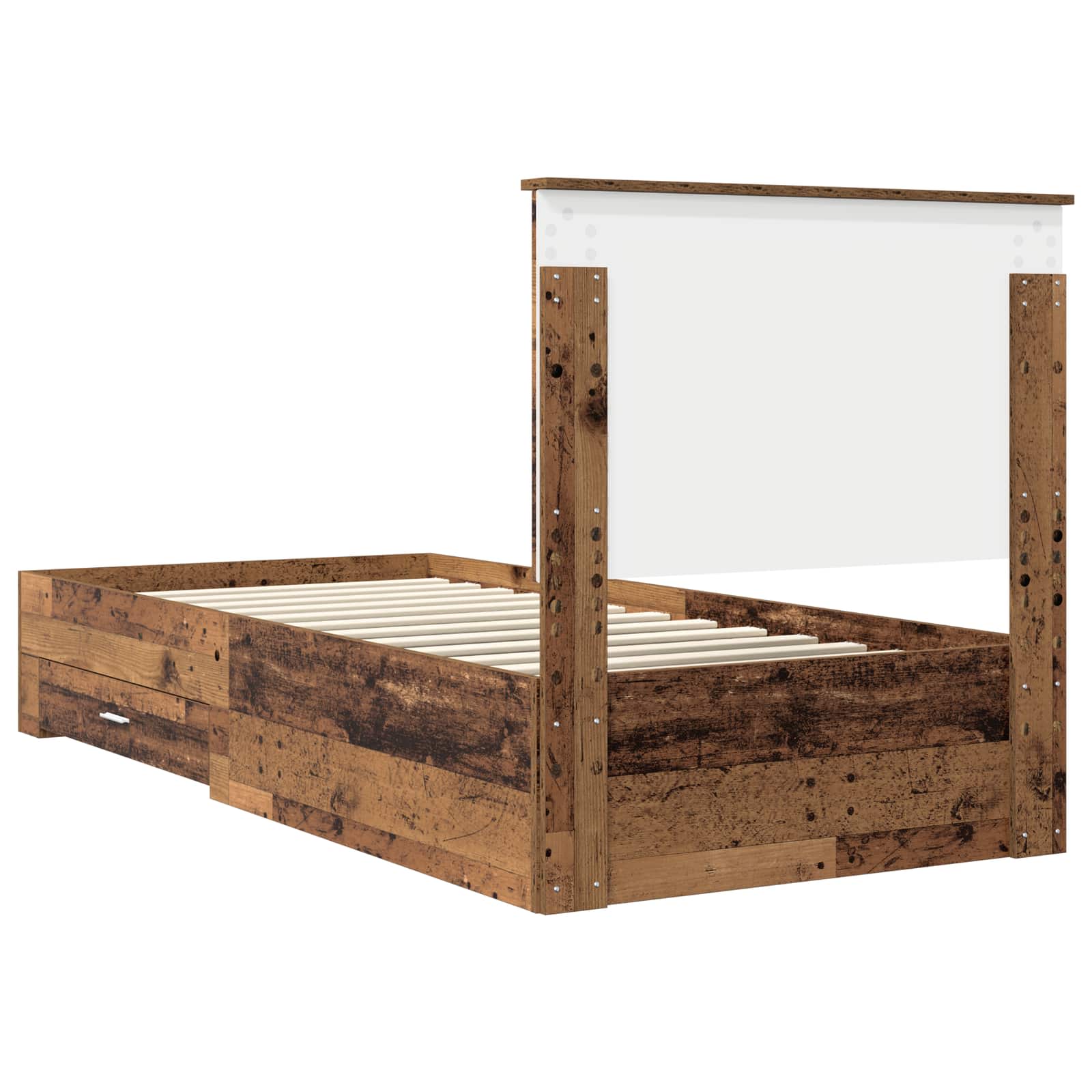Cadre de lit Bois ancien 90 x 200 cm Bois d'ingénierie - XIOS
