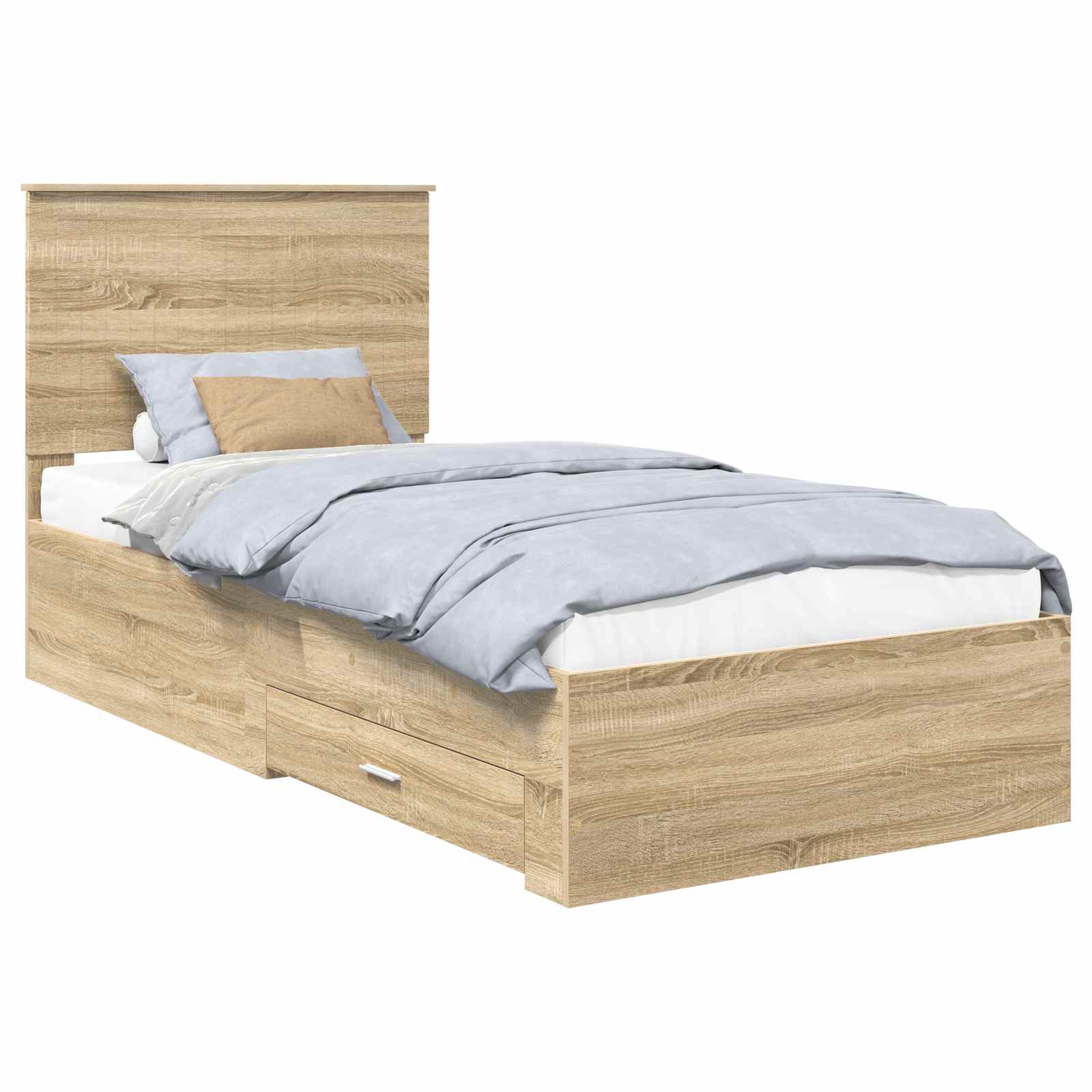Cadre de lit Chêne Sonoma 90 x 190 cm Bois d'ingénierie - XIOS