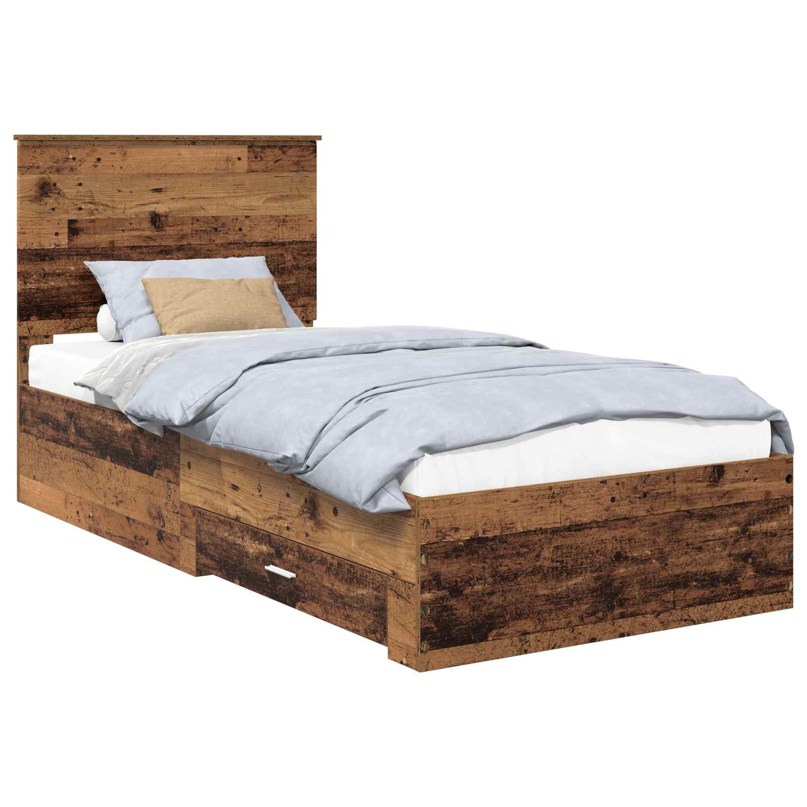 Cadre de lit Bois ancien 90 x 190 cm Bois d'ingénierie - XIOS