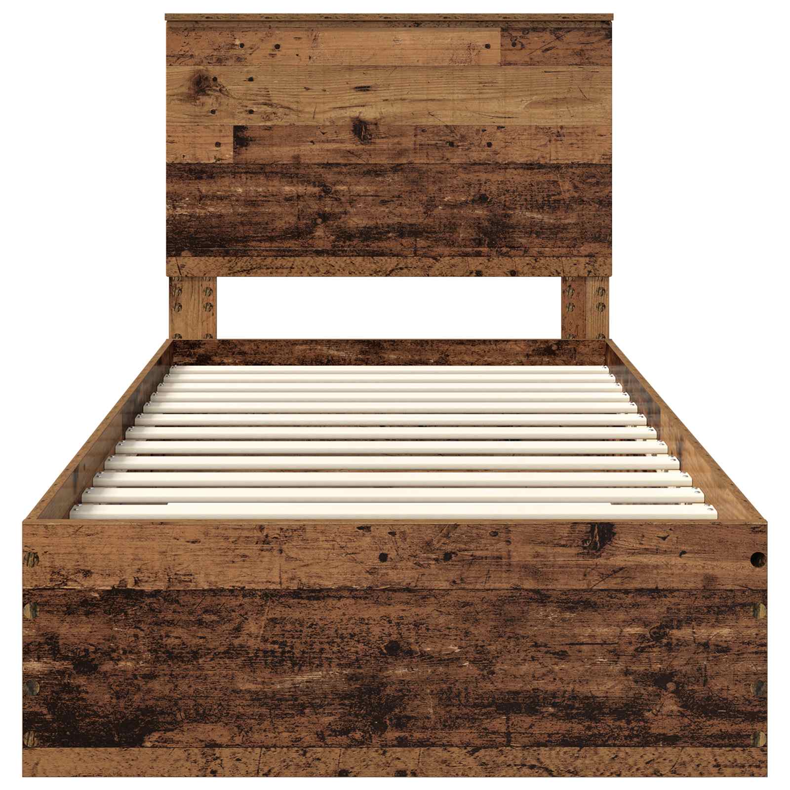 Cadre de lit Bois ancien 90 x 190 cm Bois d'ingénierie - XIOS